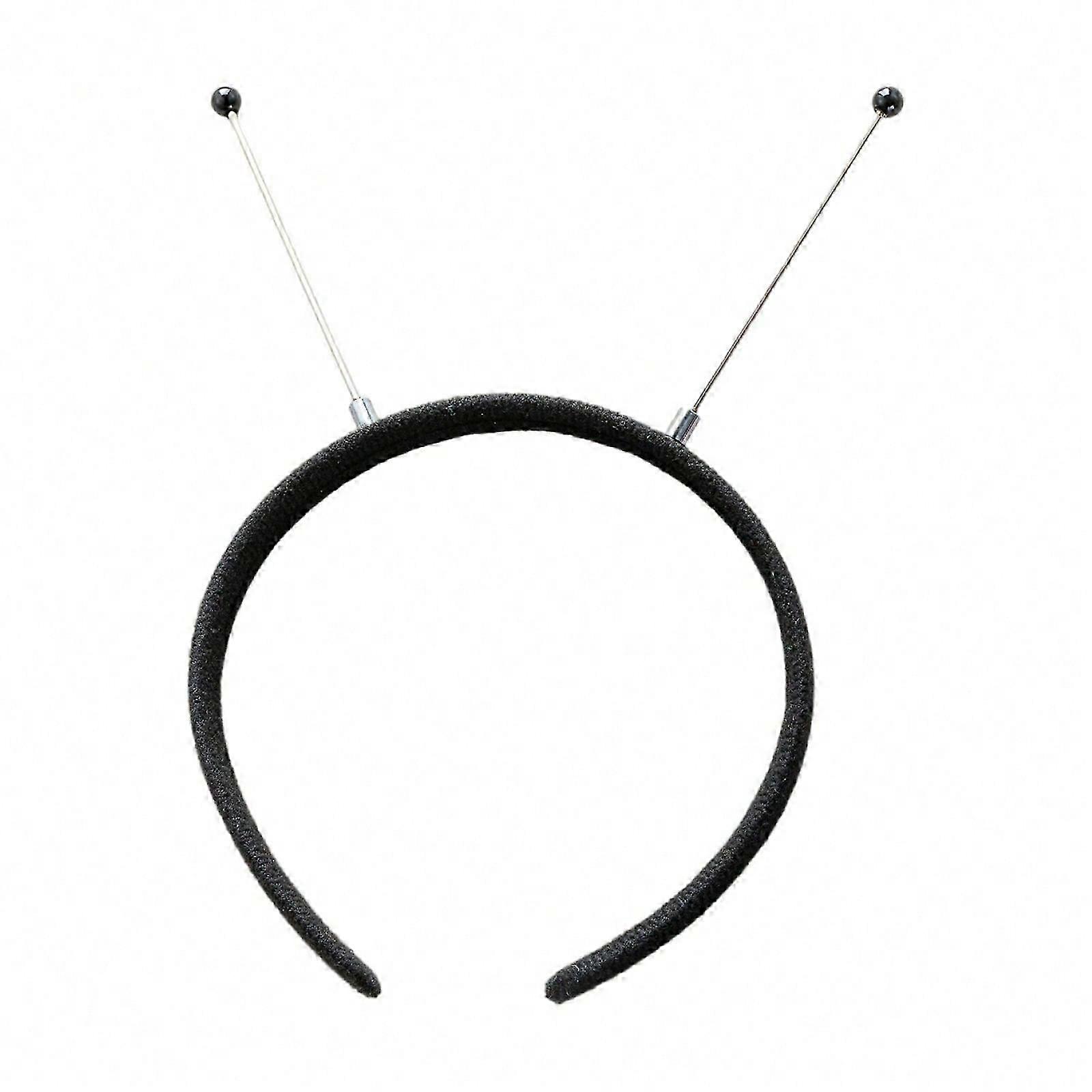 Alien Antenna Headband Μαλακό ύφασμα Hairband Άνετο στεφάνι μαλλιών Stylish Γυναίκες Κορίτσια Αξεσουάρ μαλλιών για καθημερινή χρήση Rose Red