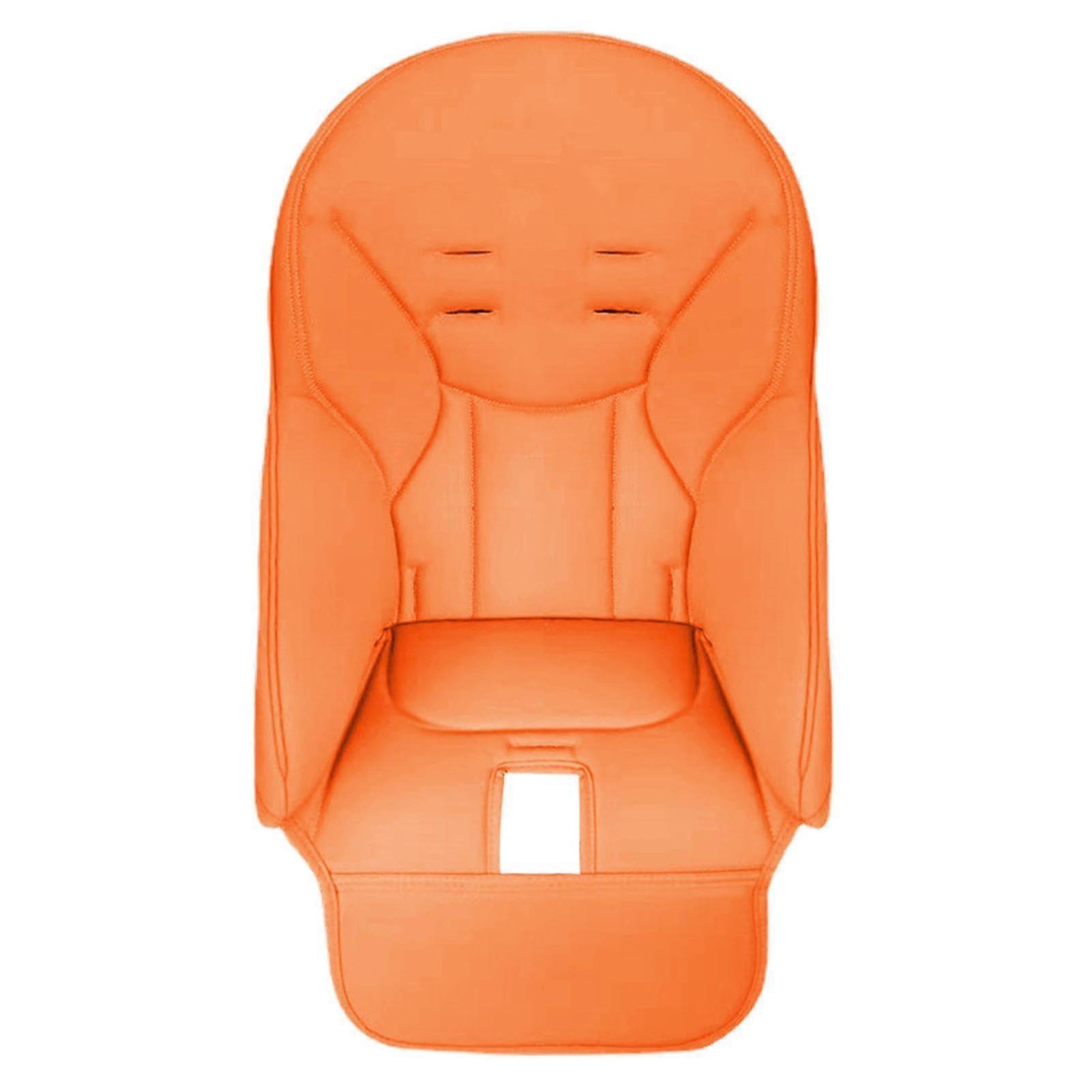Universal Chair Covers PU Leather Orange Replacement Cushion Easy To Install