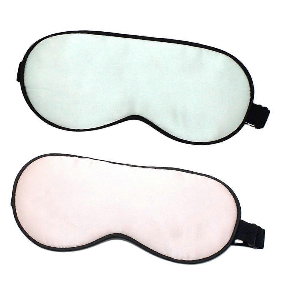 Sleep Rest Aid Eye Mask Silk for Sleeping Use 4Pcs Comfortable Shading Eyepatch