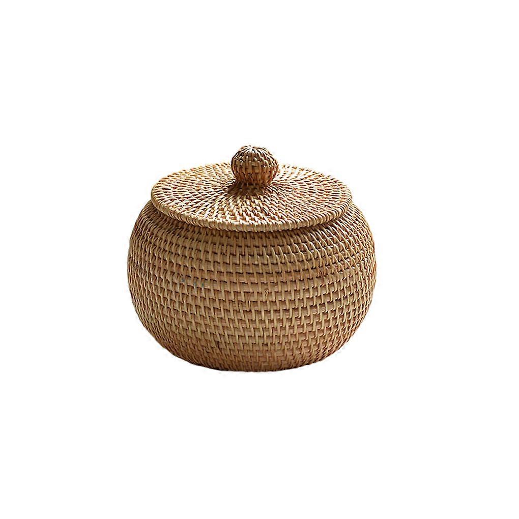 Panier de rangement tressé pour télécommande de chambre à coucher