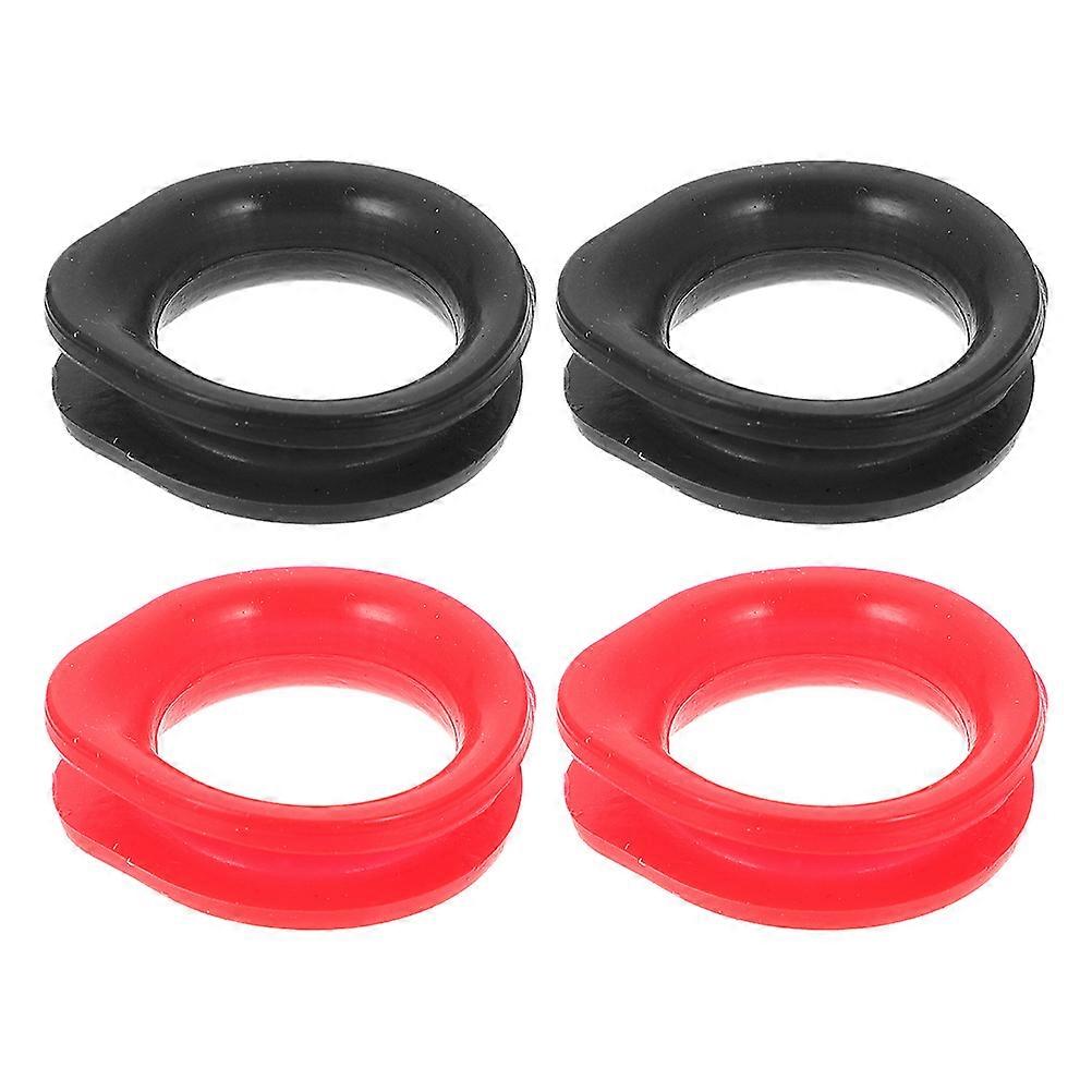 Shear Thumb Inserts Scissors Accessories Silicone Finger Guard For Professionals Pet Owners Hairdressers Easy To Install 4Pcs