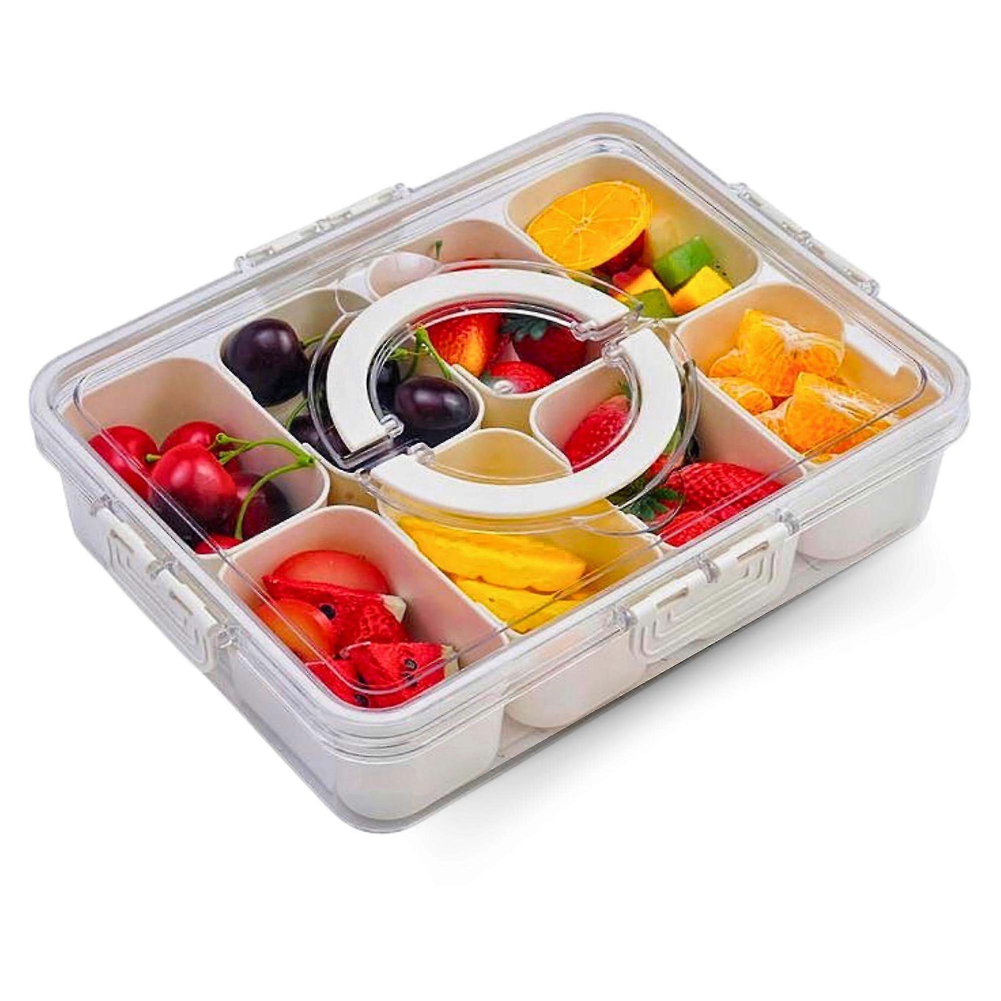 25-26 Multi-Serving Tray for Snacks and Fresh Produce