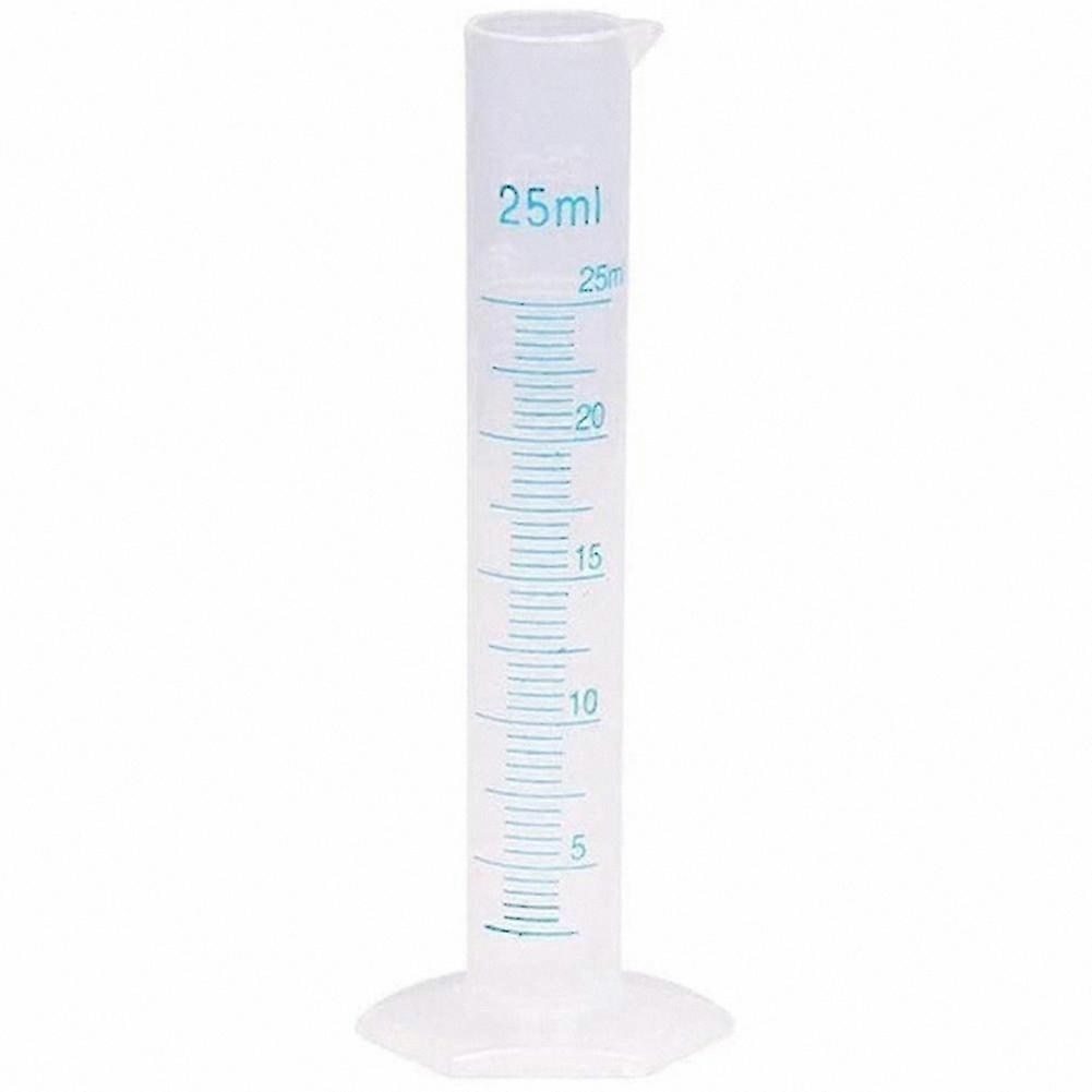 Plastic Graduated Measuring Cylinder for Laboratory Use (25mL)