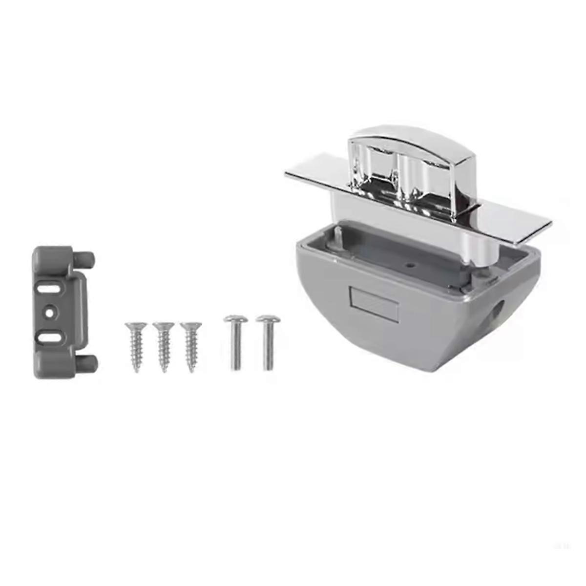 Keyless RVs Push Cabinet Locks Metal Button