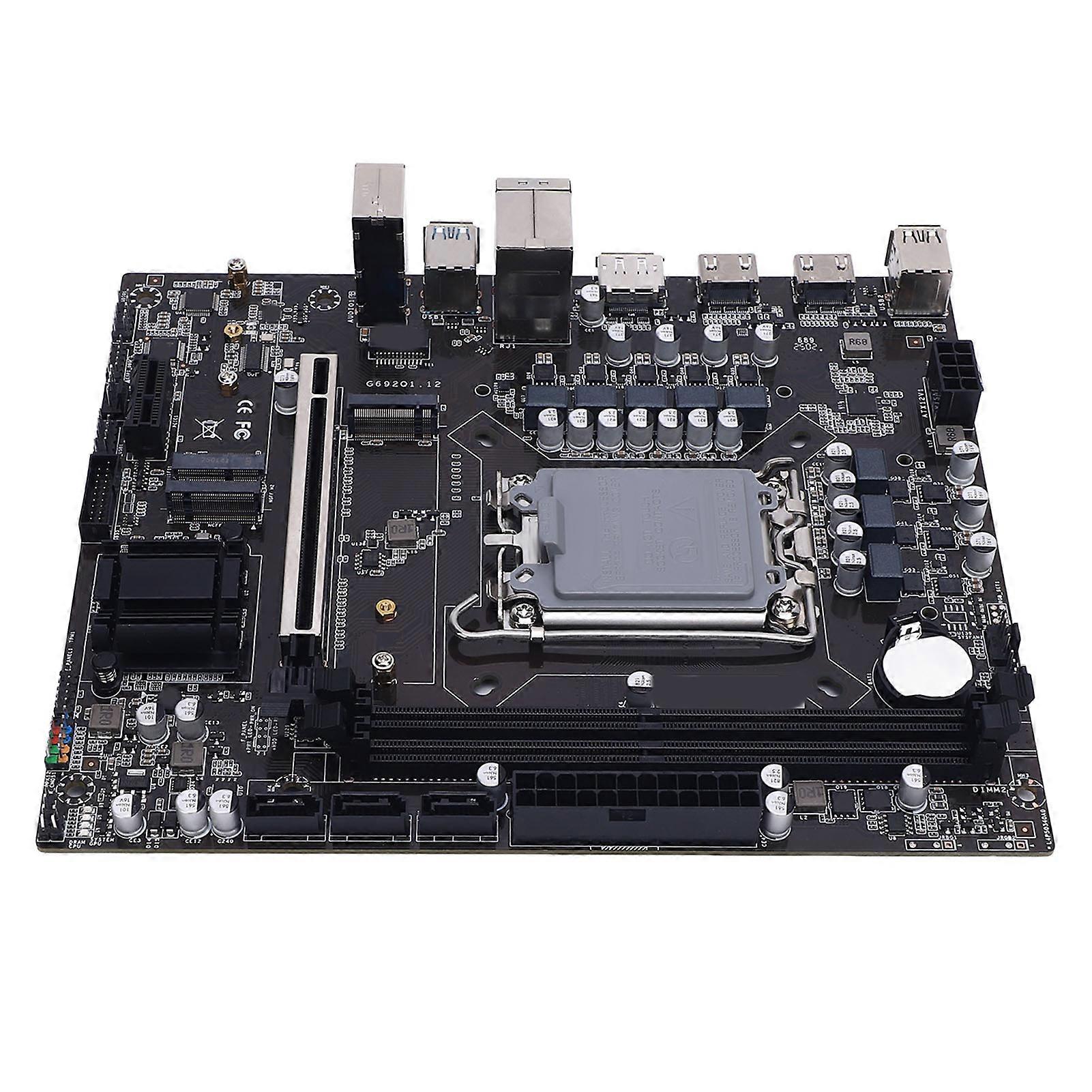 H610 Gaming Motherboard LGA 1700 DDR4 64GB M.2 Slot SATA 3.0 for i3 i5 i7 i9 12th 13th 14th Gen
