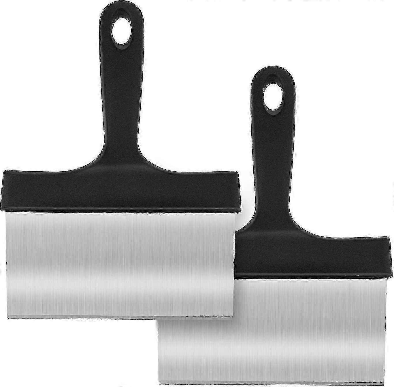 Ağır Hizmet Tipi Izgara Kazıyıcı, Paslanmaz Çelik Izgara Kazıyıcı Gıda Kazıyıcı Izgara Kazıyıcı Aleti Saplı - F