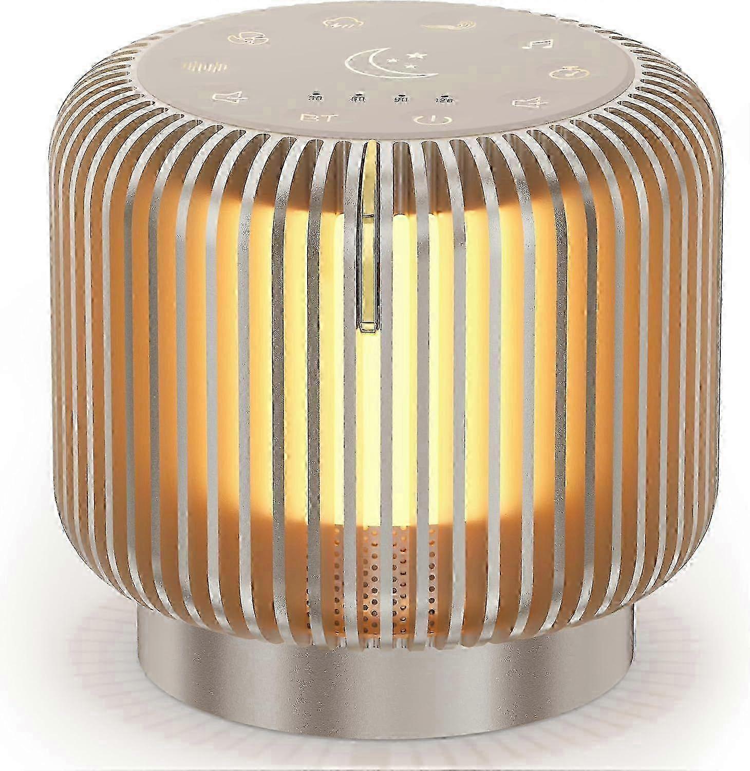 2025 2025 Latest Model White Noise Sound Machine, Bluetooth Speaker with Dimmable