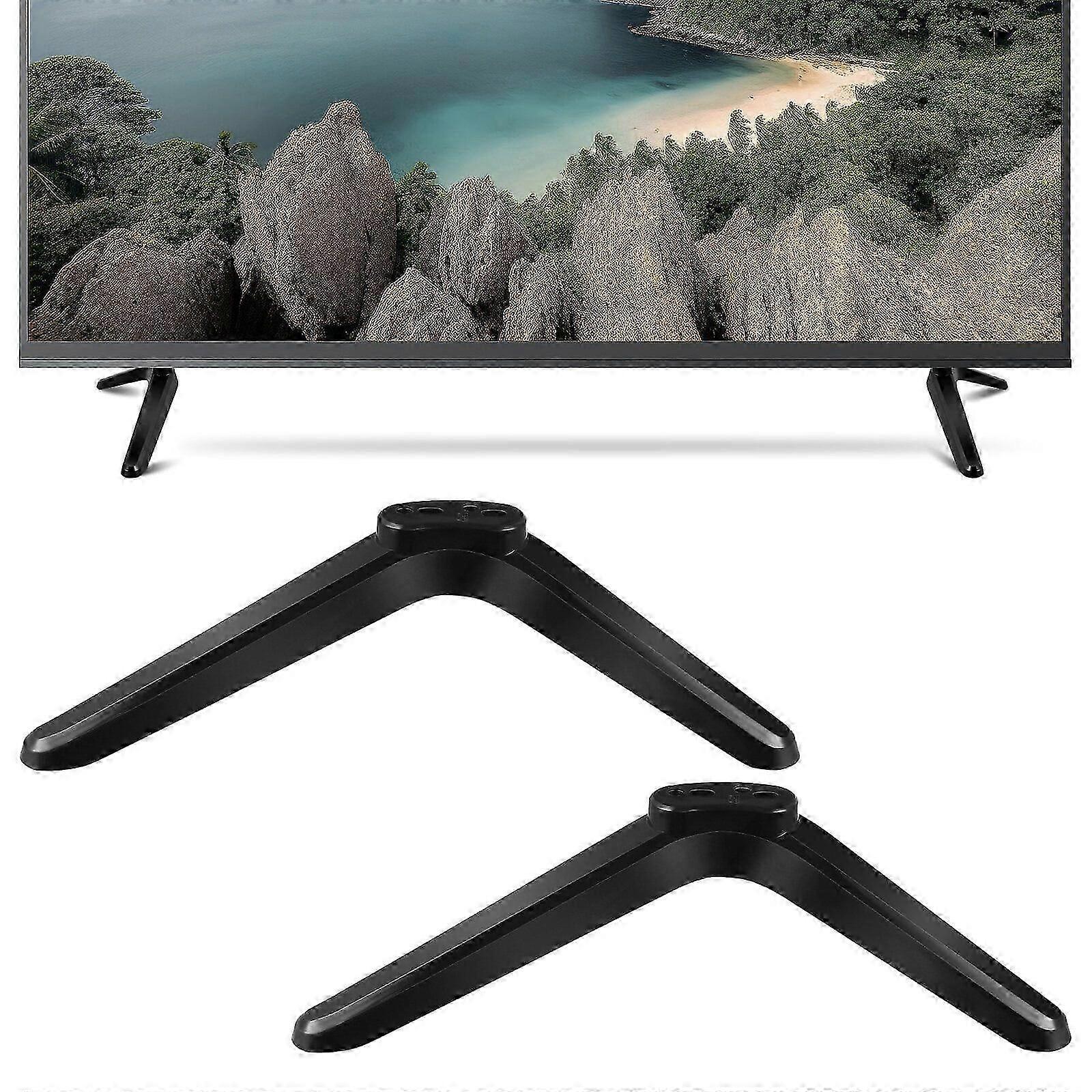 أرجل حامل تلفزيون عالمي ، أرجل استبدال قاعدة حامل تلفزيون منضدية ، مناسبة لمعظم أجهزة تلفزيون LCD LED مقاس 32 إلى 55 بوصة