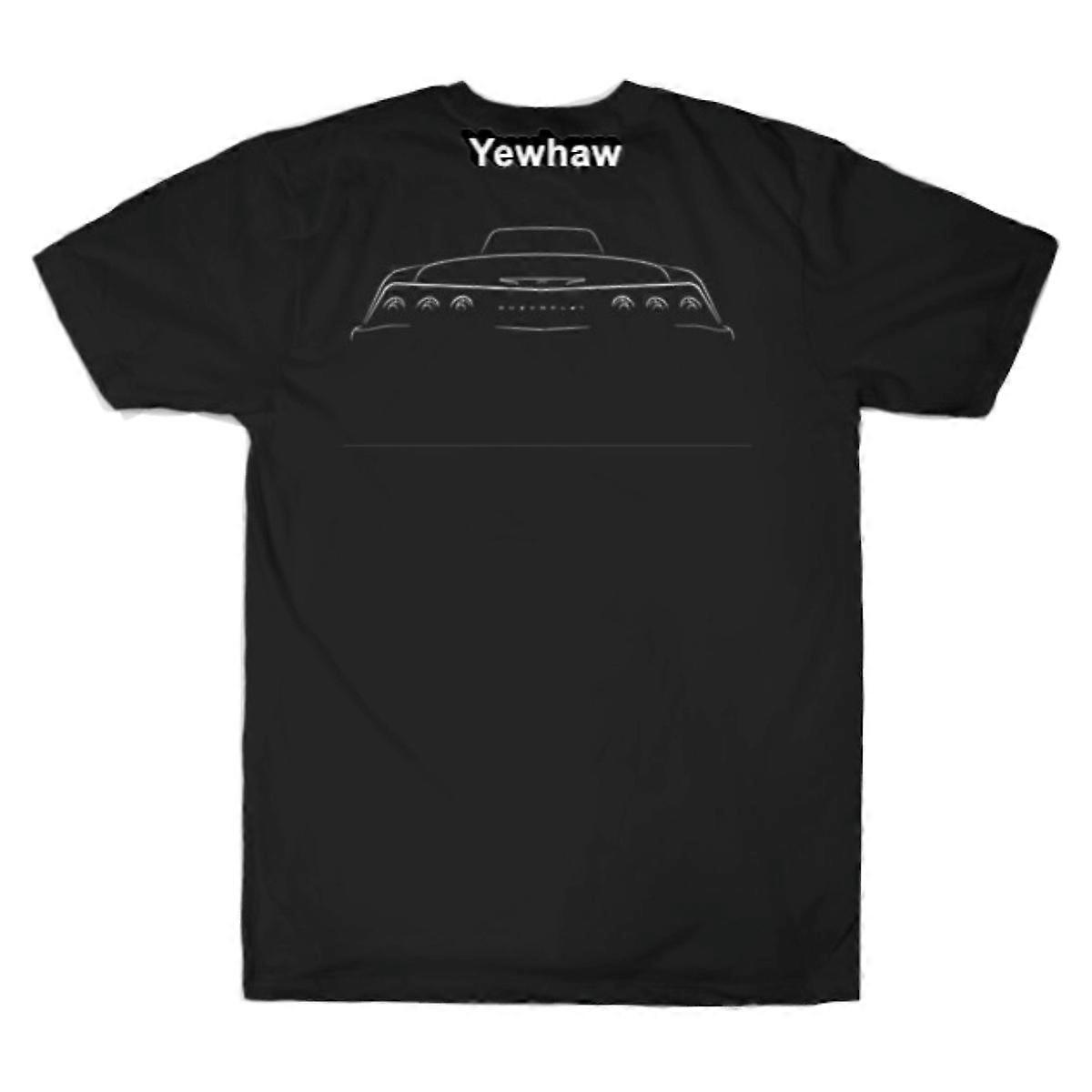 front/back - 1962 Impala - stencil, white T-shirt