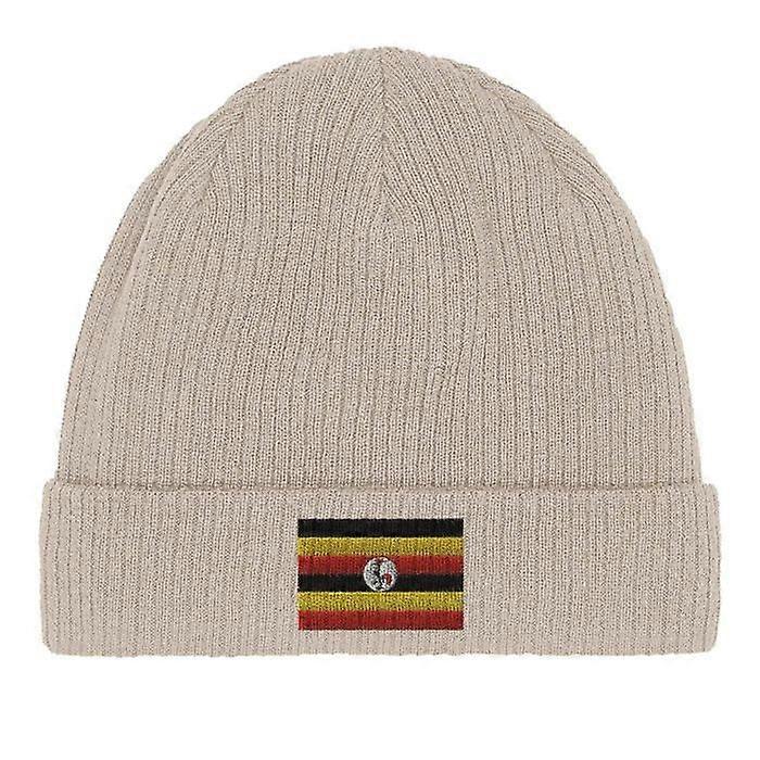 Uganda Flag Cap in Beige