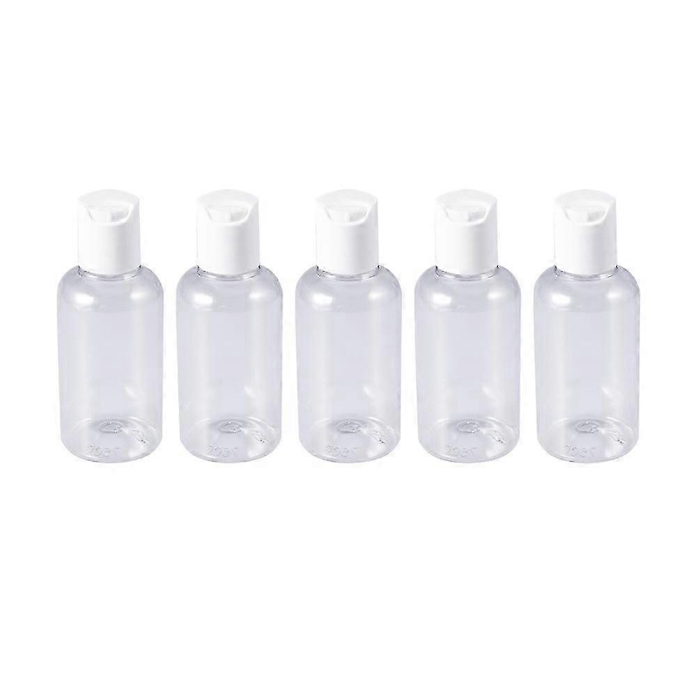 10PCS 75ml Refillable Travel Bottles for Shampoo Cream Lotion Random Color