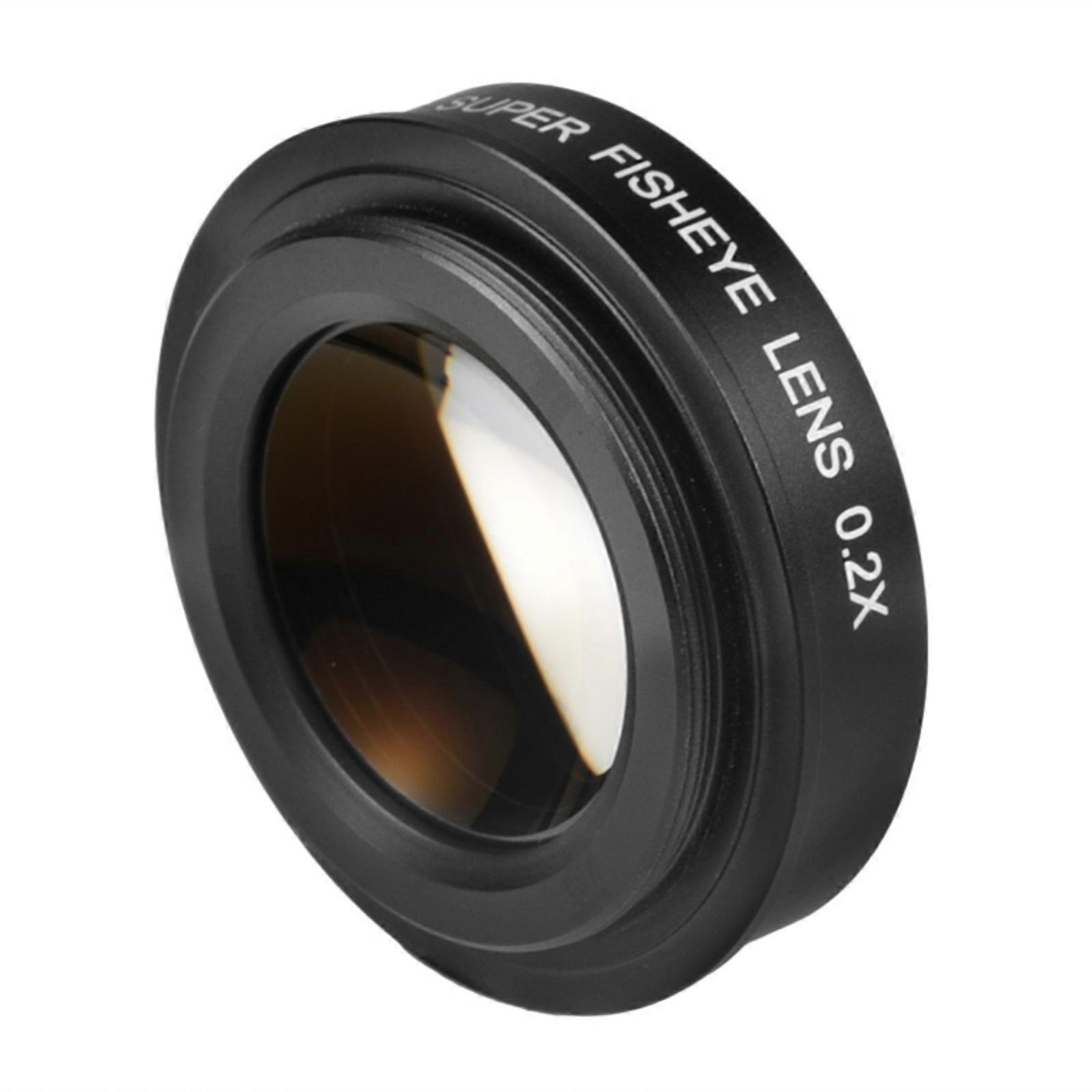 Multipurpose Fisheye Lens 37MM 0.2x Fisheye Lens Wide Angle Camera Lens Smartphone Lenses  Low Profile Multicolor