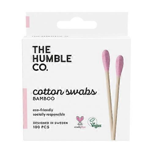 Humble Natural Cotton Swabs-Purple 100 units