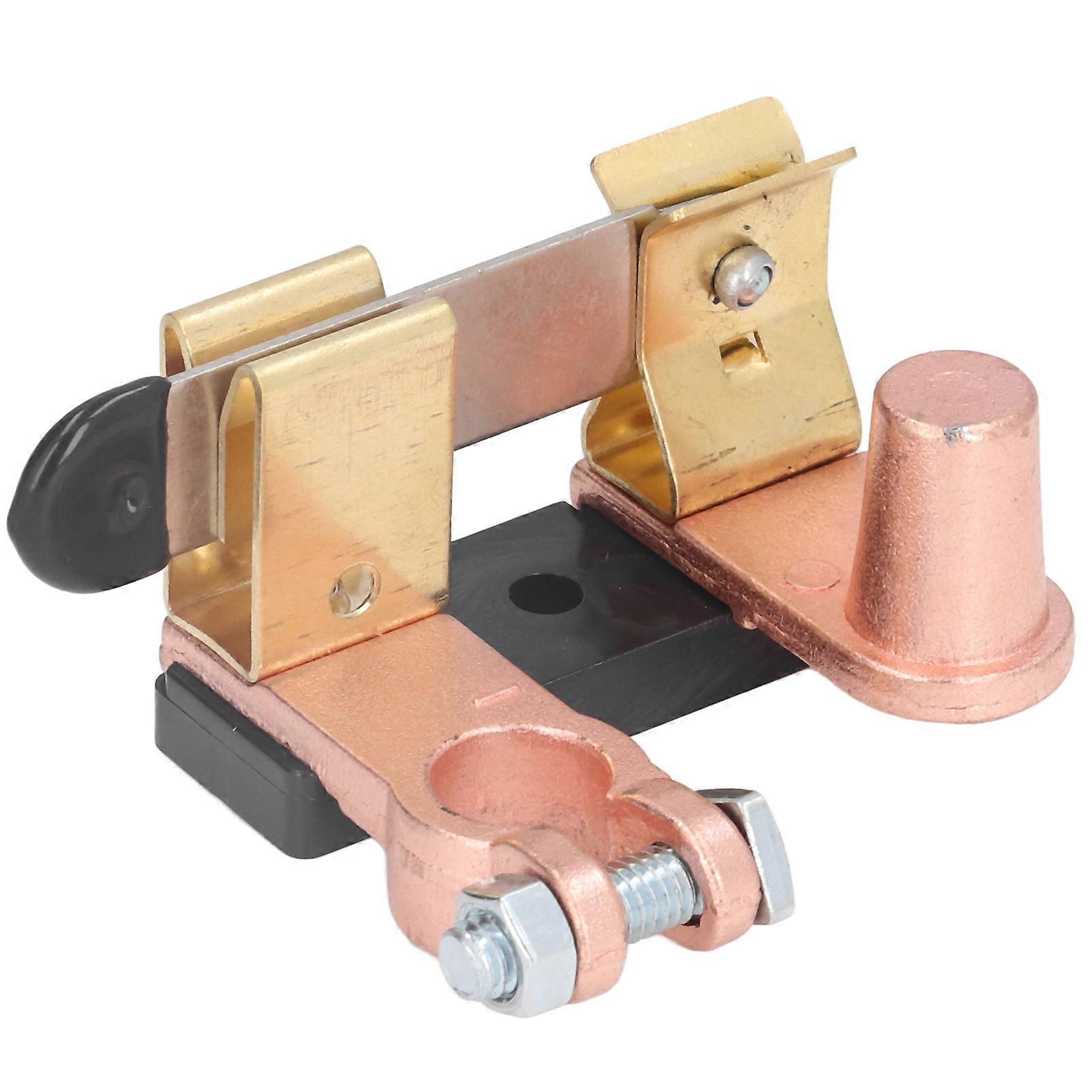 להב סכין מאסטר מתג מוצק פליז רכב עליון פוסט ניתוק חשמל מבודד 12V-24V