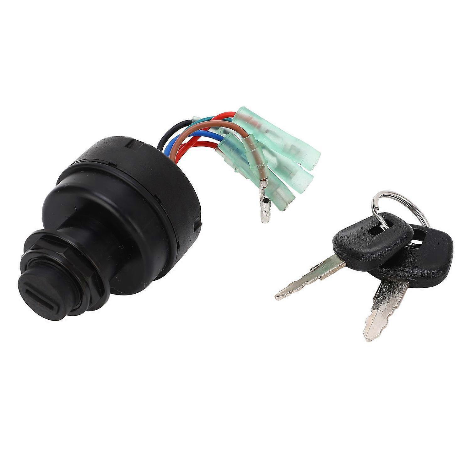 Boat Ignition Key Switch Set 353‑76020‑3 Remote Control Box Ignition Switch Replacement for Tohatsu 