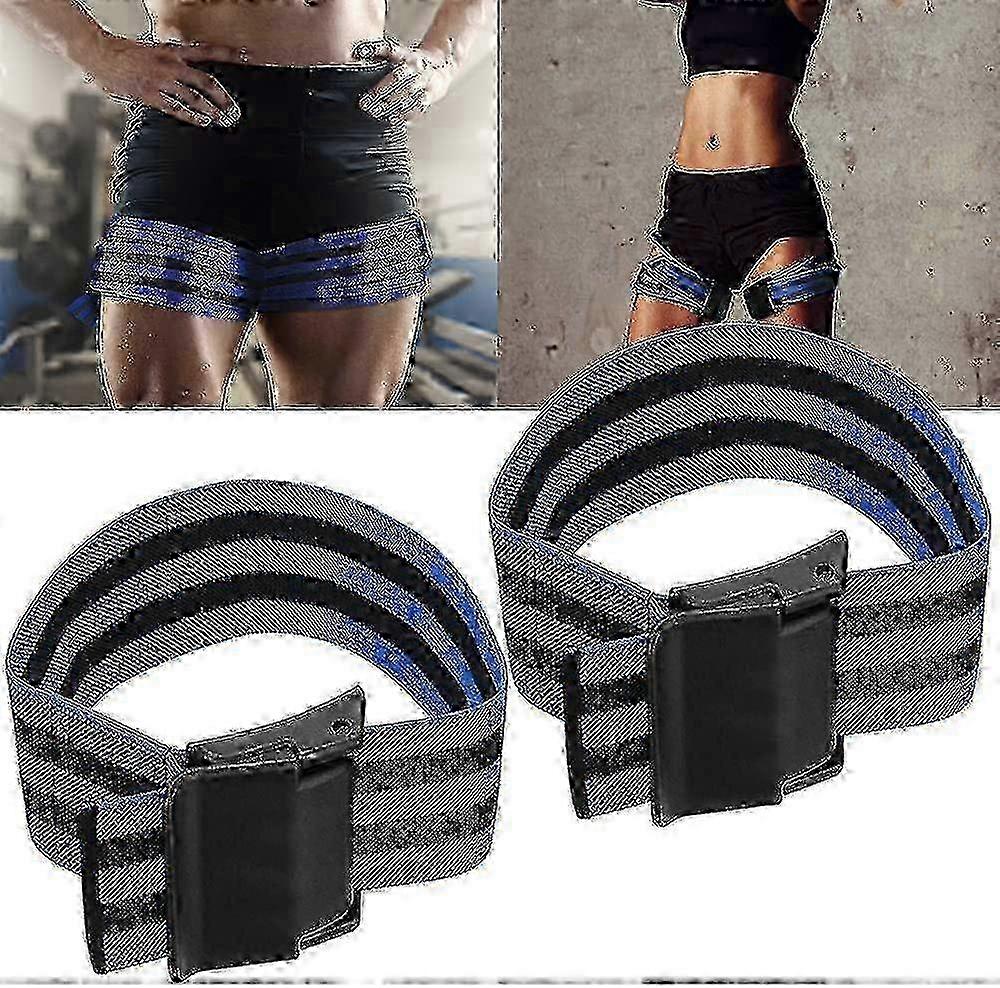 Flow Restriction Bands, Legs Booty Workout, Occlusion Bands(2 Pack Blue)