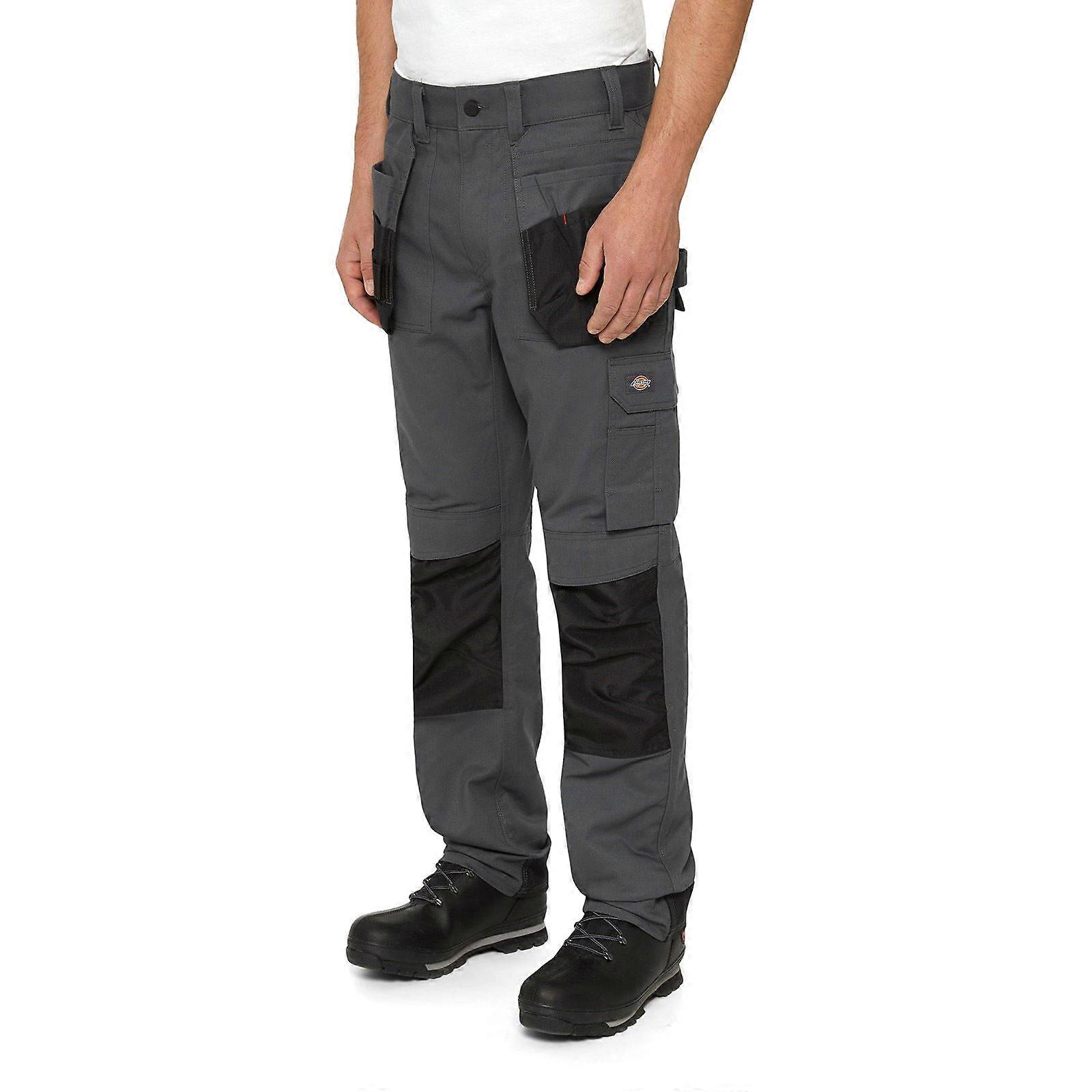 Dickies Multi Pocket Utility Polyester Men's Grey Work Trousers