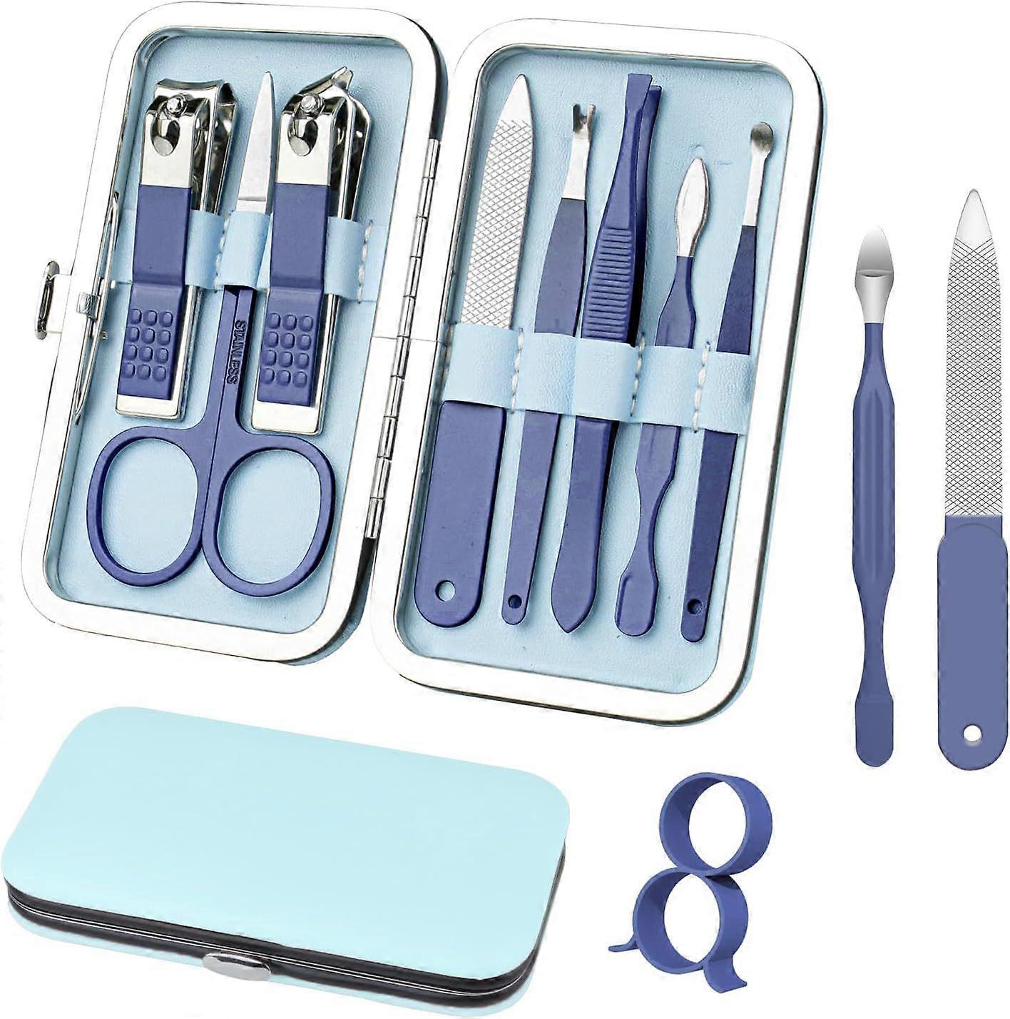 Manicure Set 8 in 1 Nail Clipper Set, Nail Clippers,Fingernail & Toenail