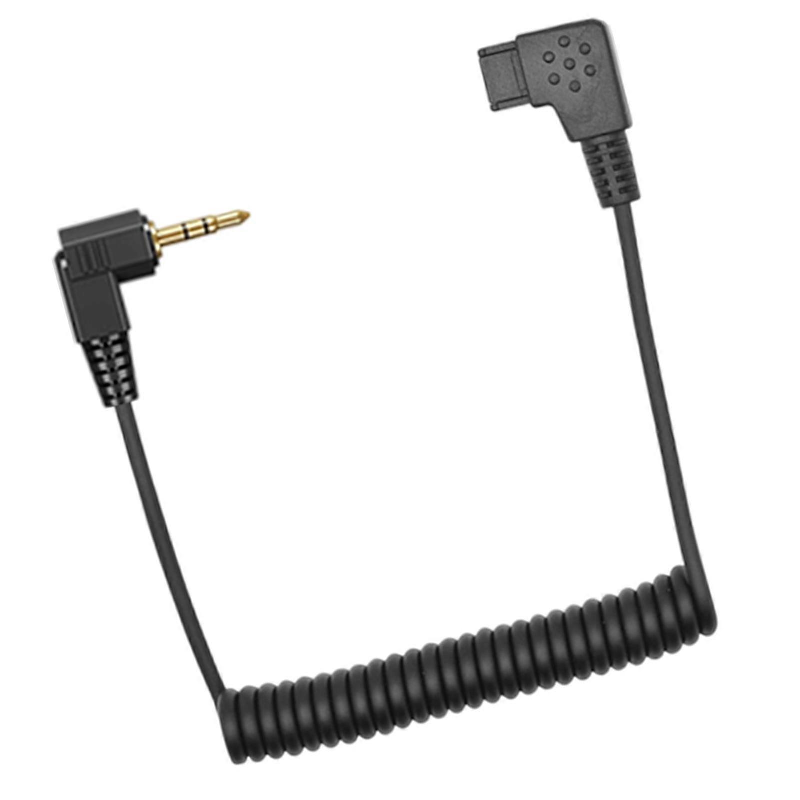 Versatilitys 2.5mm Gold Plate Shutter Release Flash PC Syncing Cord Spring Load For Flash Triggering And Remotes control Multicolor