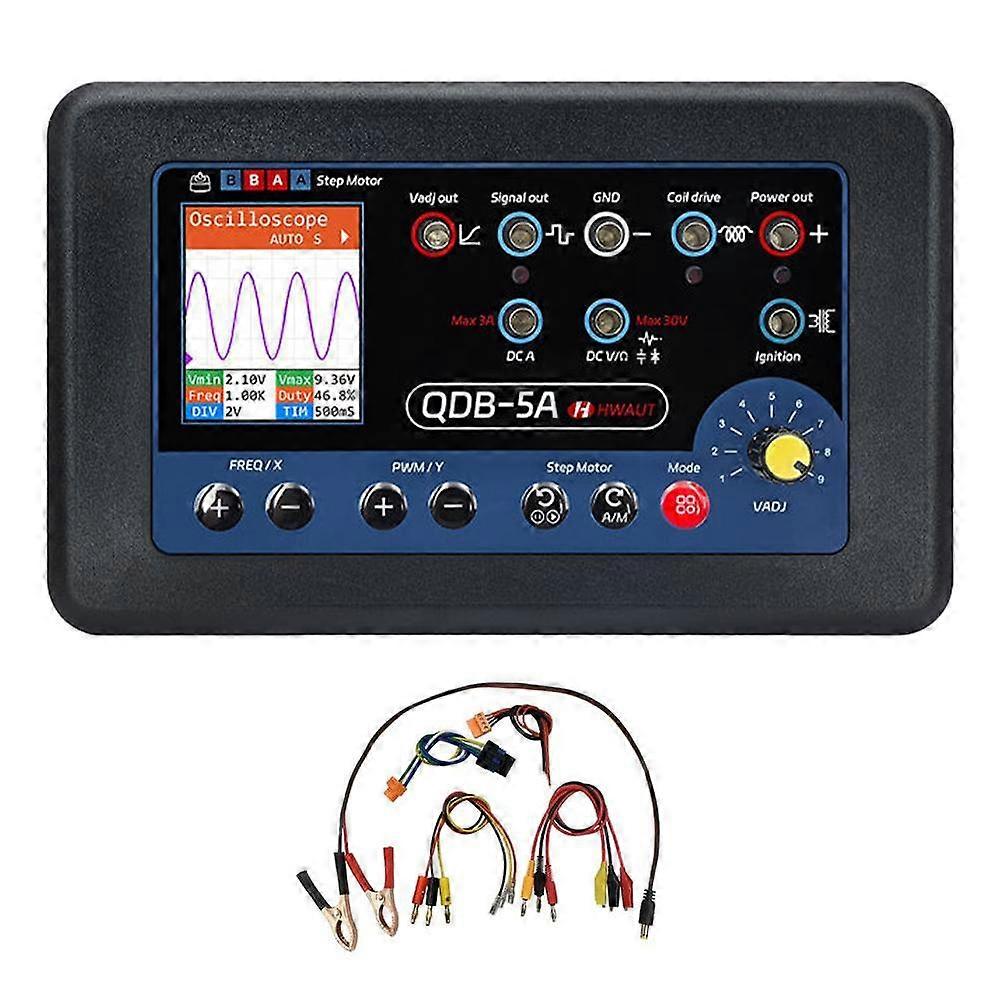QDB 5A Oscilloscope Multimeter Drive Tester for Stepper Motor Ignition Coil