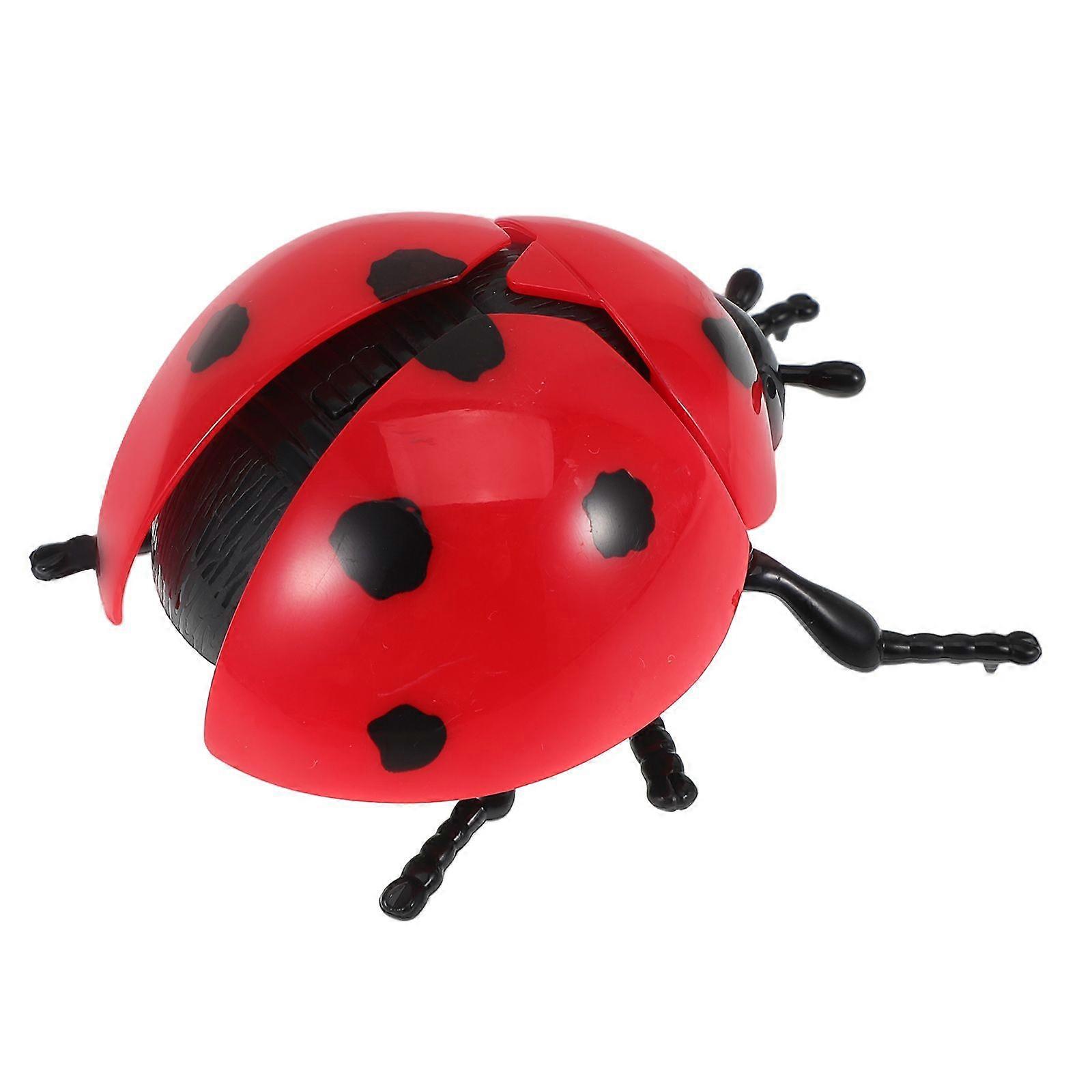 Simulation Ladybug Wind Up Toy Interactive Cognitive Toy For Kids Shaking Head And Tail Fun Animal Wind Up Plaything For Party Favors And Cognitive Pl