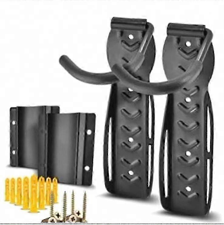 2Pcs Bicycle Holders Home Storage Rack Wall Mounted Hanger Hook