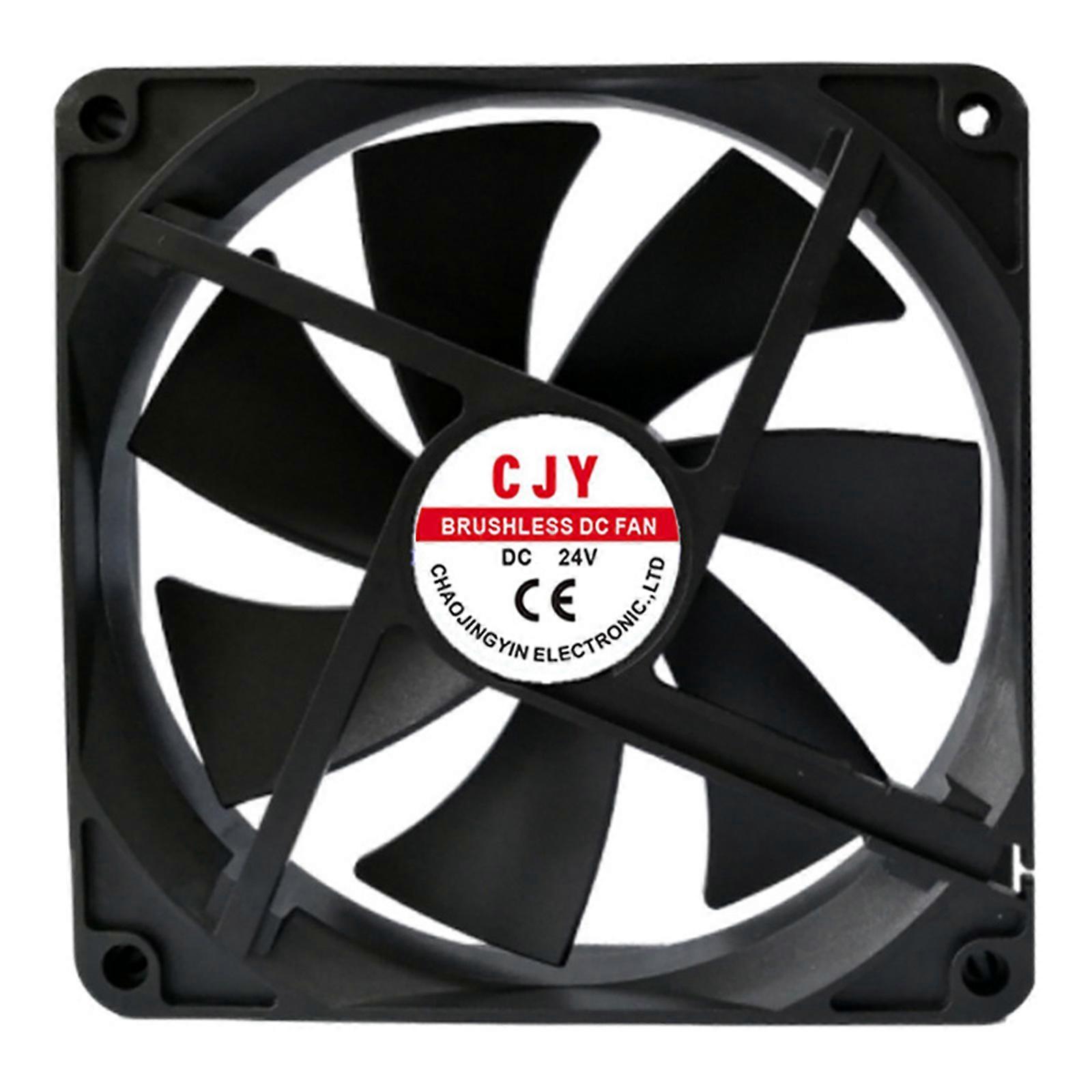 Quiet 14025 Double Ball Bearing Fan Optimized Airflow Design Compatible with 3D Printers Networking Devices DVR Systems Multicolor
