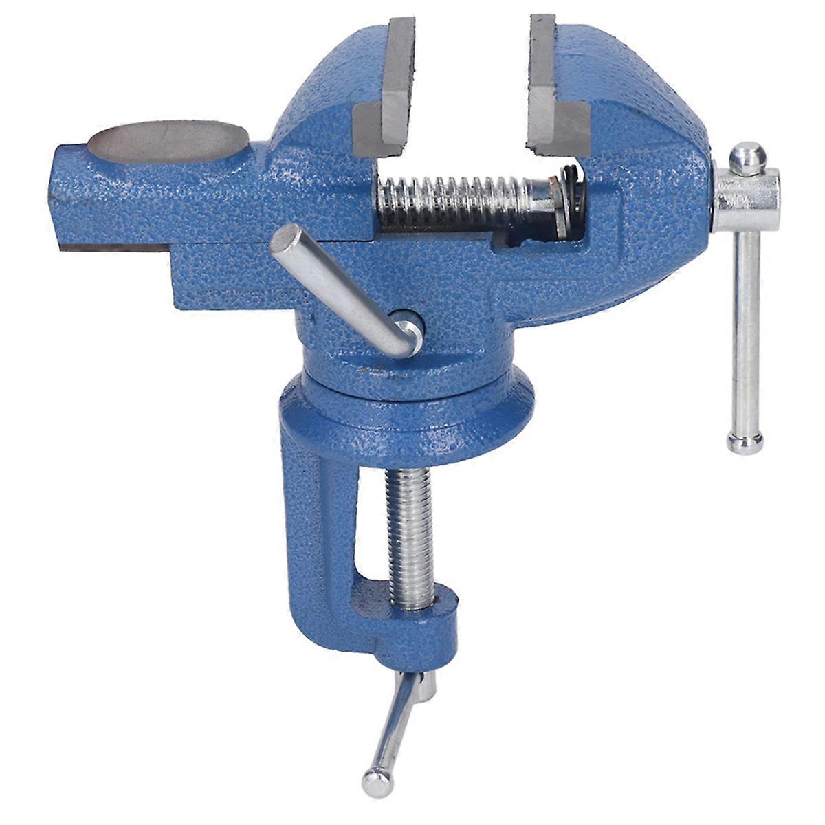 2 Inch Table Vise Clamp on Work Bench Vise 360 Degree Rotation Base Adjustable Woodworking Vise