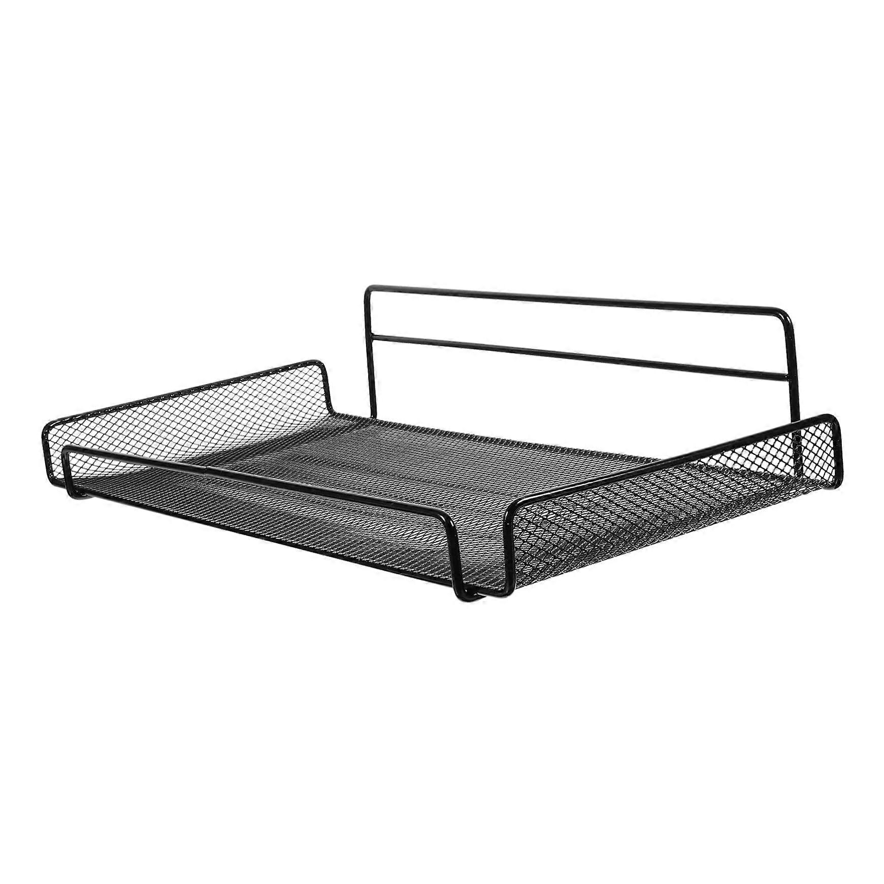 Wallmounted Router Shelf Large Capacity Iron Rack For WiFi Devices NoDrill Installation SpaceSaving Organizer