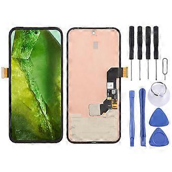 For Google Pixel 8A COMPATIBLE LCD with Fingerprint Cable