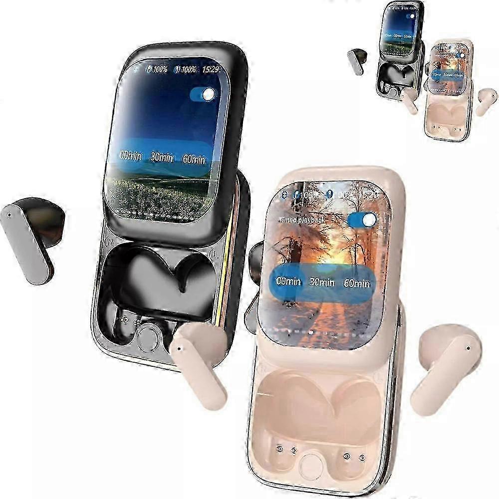 w Intelligent Full-Color Touch Screen Slider Earphones 2024 New Music/Game Modes