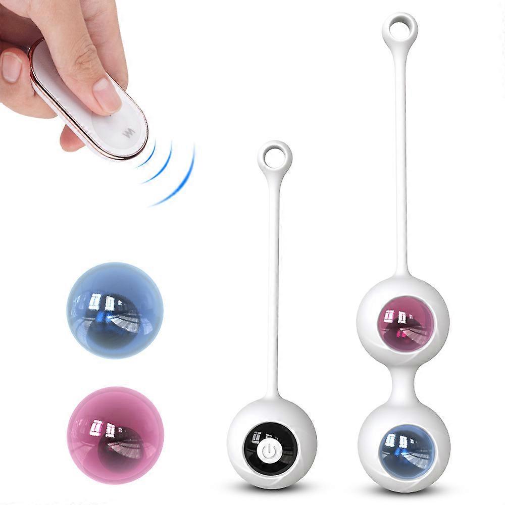 Remote Control Vibrating Kegel Balls with Adjustable Weights, IPX7 Waterproof, USB Charging