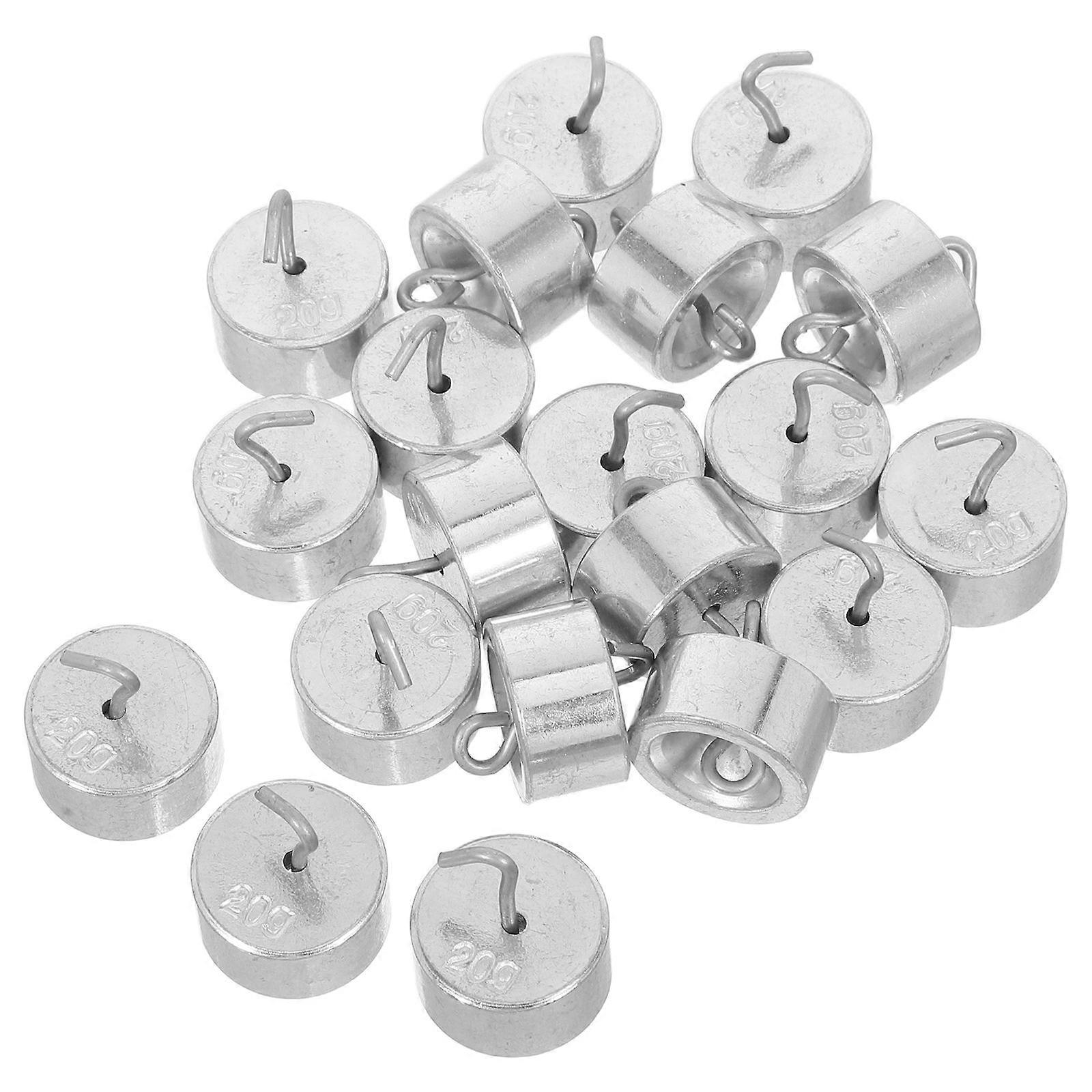 Scale Calibration Weight Set for School Labs High Precision 20g Each International Standards 20Pcs