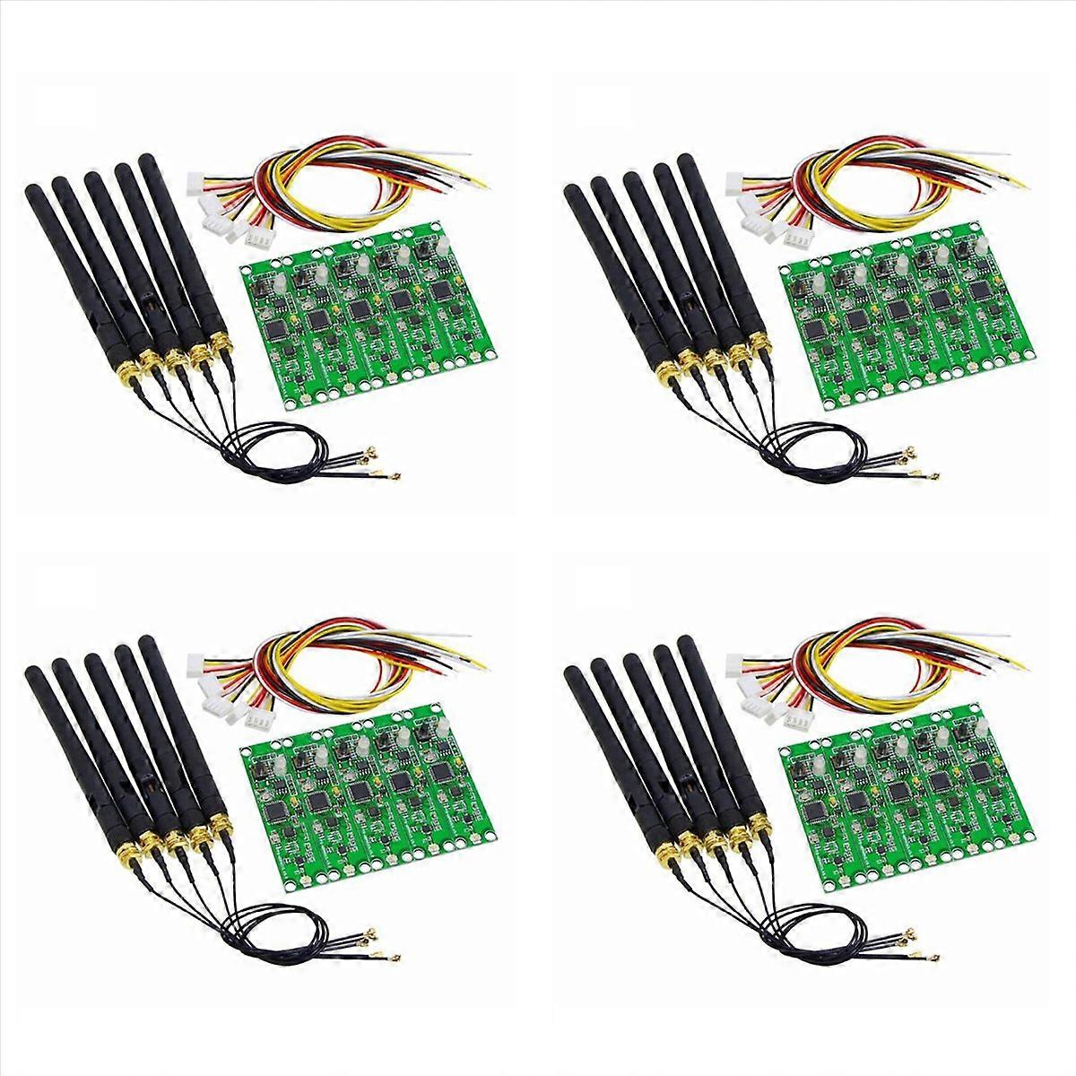 20Pcs 2.4Ghz Wireless 512 Transmitter Receiver PCB 2 in 1 Module Wireless PCB Board with Antenna for