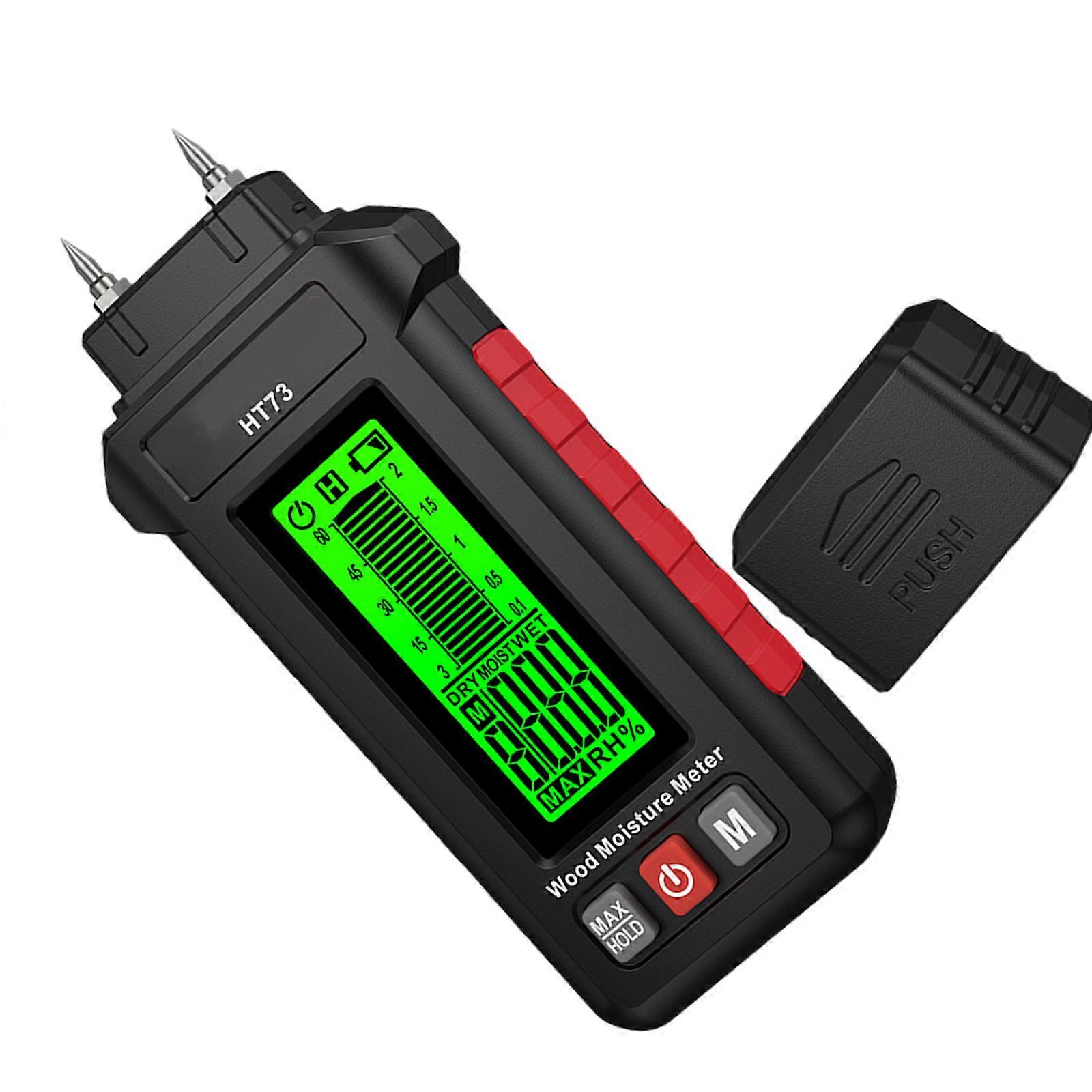 Multiple Purpose Moisture Meter High Accuracy Moisture Detection for Construction Materials Including Paper & Concrete Multicolor