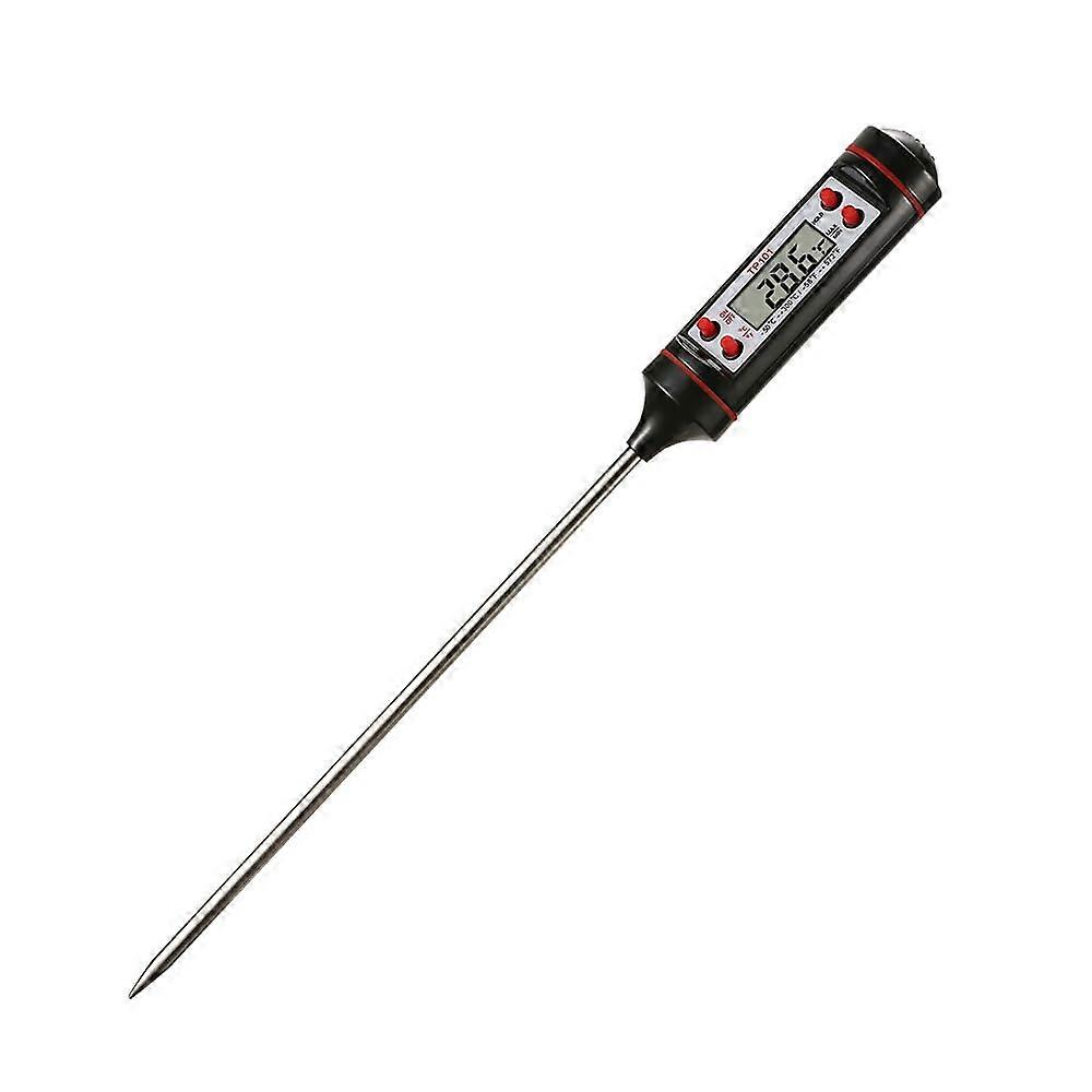 Digital Meat Thermometer with Long Stainless Steel Probe, Instant Read for Cooking, Grill and Baking