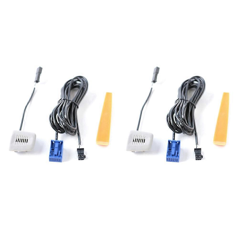 2X Car CD Changer Microphone Micro-Phone Bluetooth Cable Adapter for BMW E90 E91 E92 E93