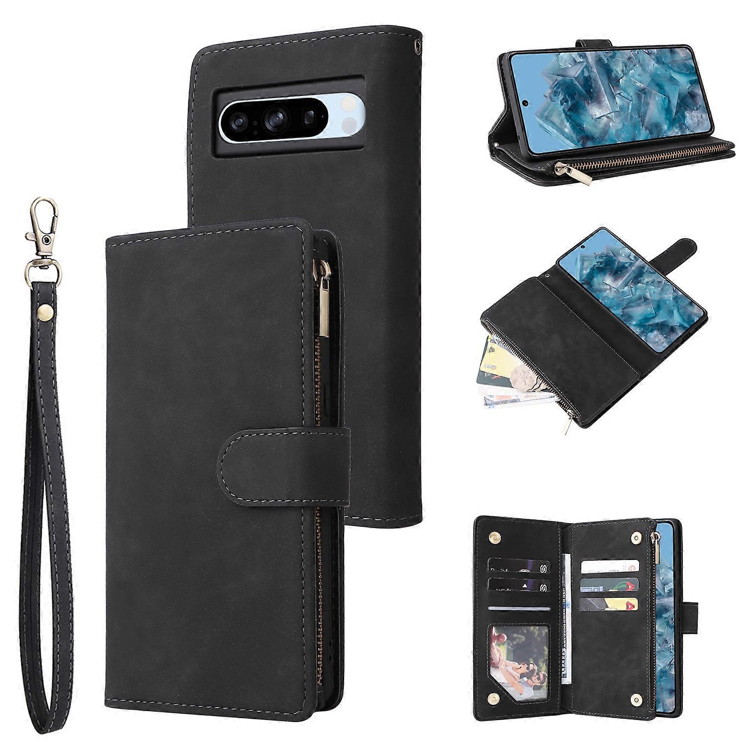 Multifunktionale Multi-Card Wallet Handyhülle aus Leder