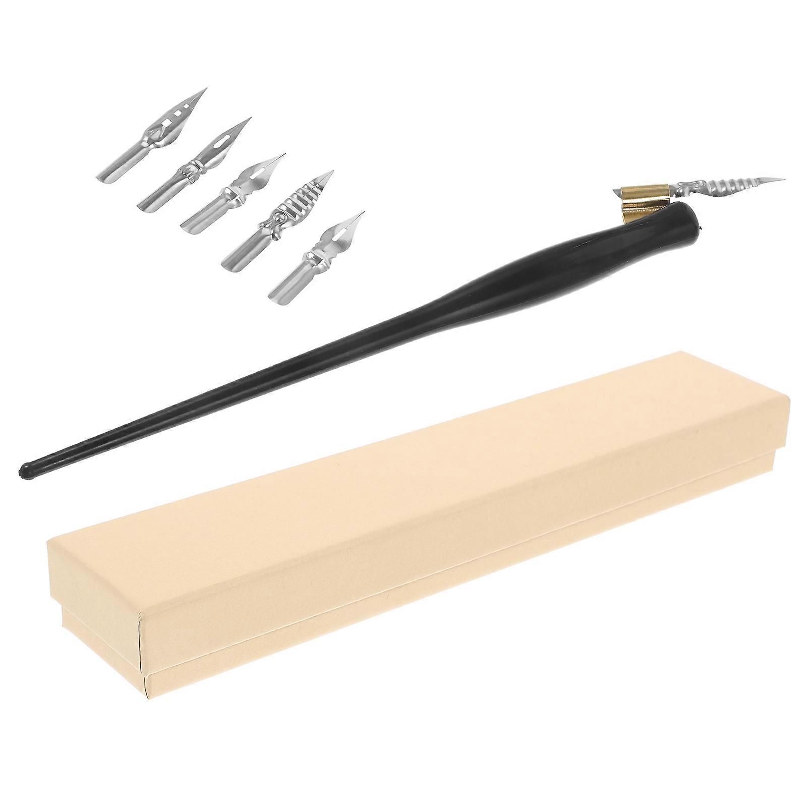 Calligraphy Dip Pen Set for Home Use 4Sets with Stable Grip and Versatile Tips