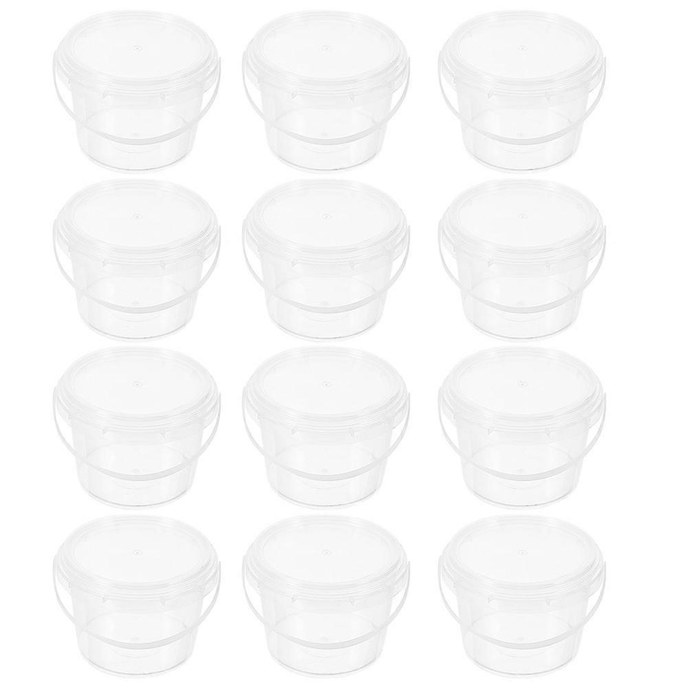 Mini Storage Buckets for Storage Made of PP with 12Pcs Set