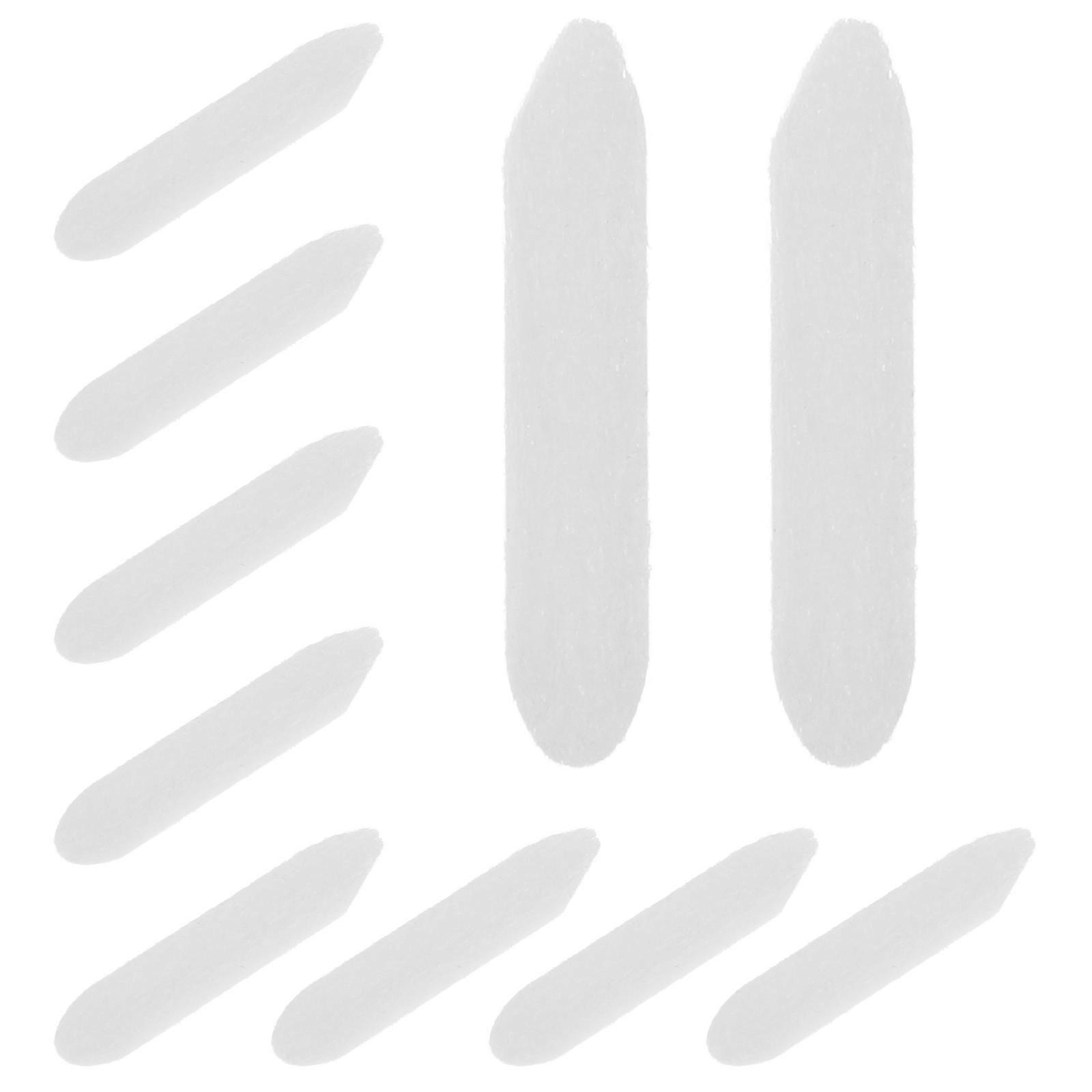 Replacement Nibs for Marker Pens Made of Polyester Ideal for Art and Writing White Color 10 Pieces