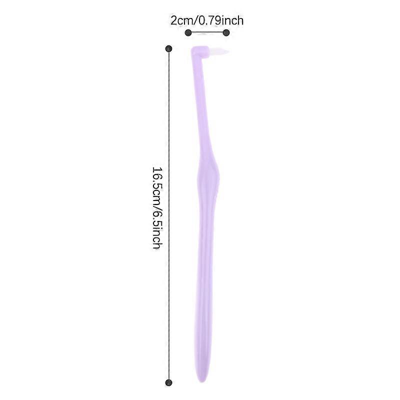 Single-tuft Toothbrcomh For Orthodontic Correction, Small Round Head, Wisdom Tooth And Interdental Brcomh