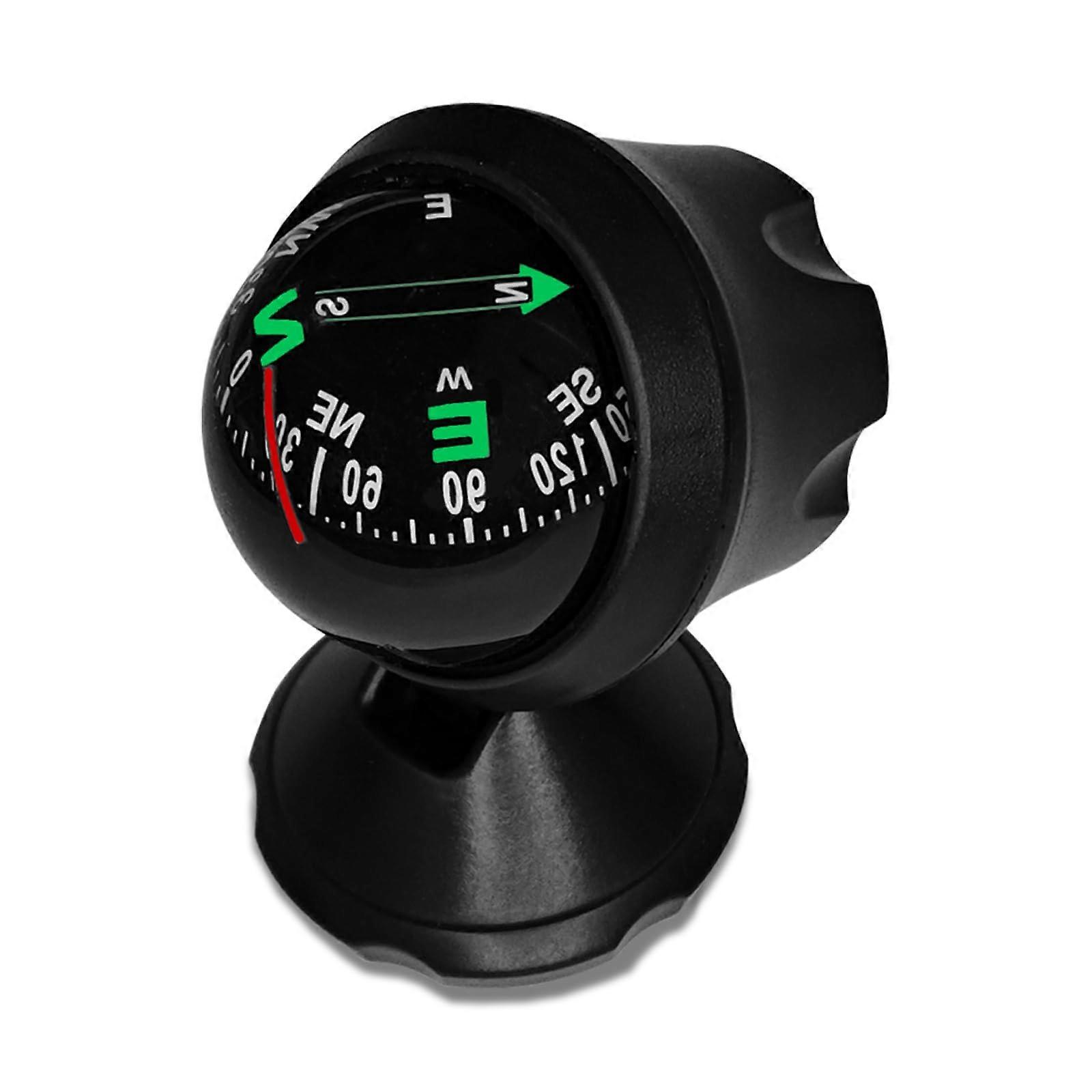 Car Dashboard Compass 360° Rotating Waterproof Automotive Compass for Car Boat OffRoad Compatible with Jeep