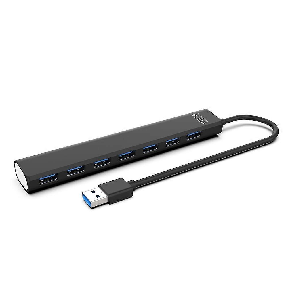 jixopn USB 2.0/3.0 HUB Adapter Multi USB Splitter 7 Ports USB Expander for PC Computer