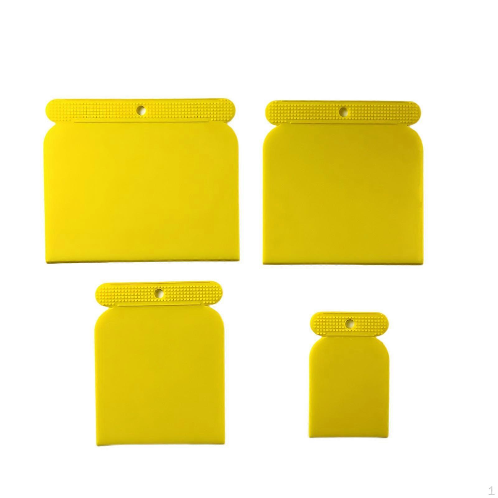 4Pcs Putty Knife Portable Reusable Easy Application Versatile Spatulas for Paint Edging