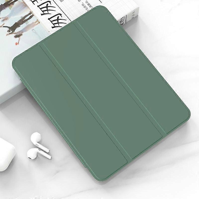 Stylish Case For Ipad 10 10.9" 2022 Dark Green Silicone Translucent