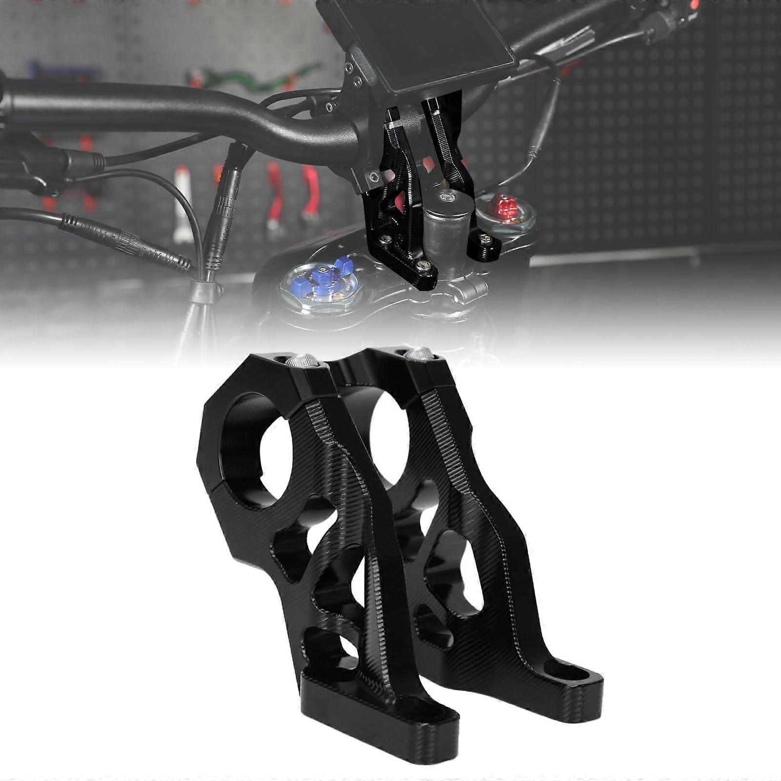 Handlebar Riser for Talaria Sting MX3 MX4, CNC Aluminum Motorcycle Mount with Vibration Reduction