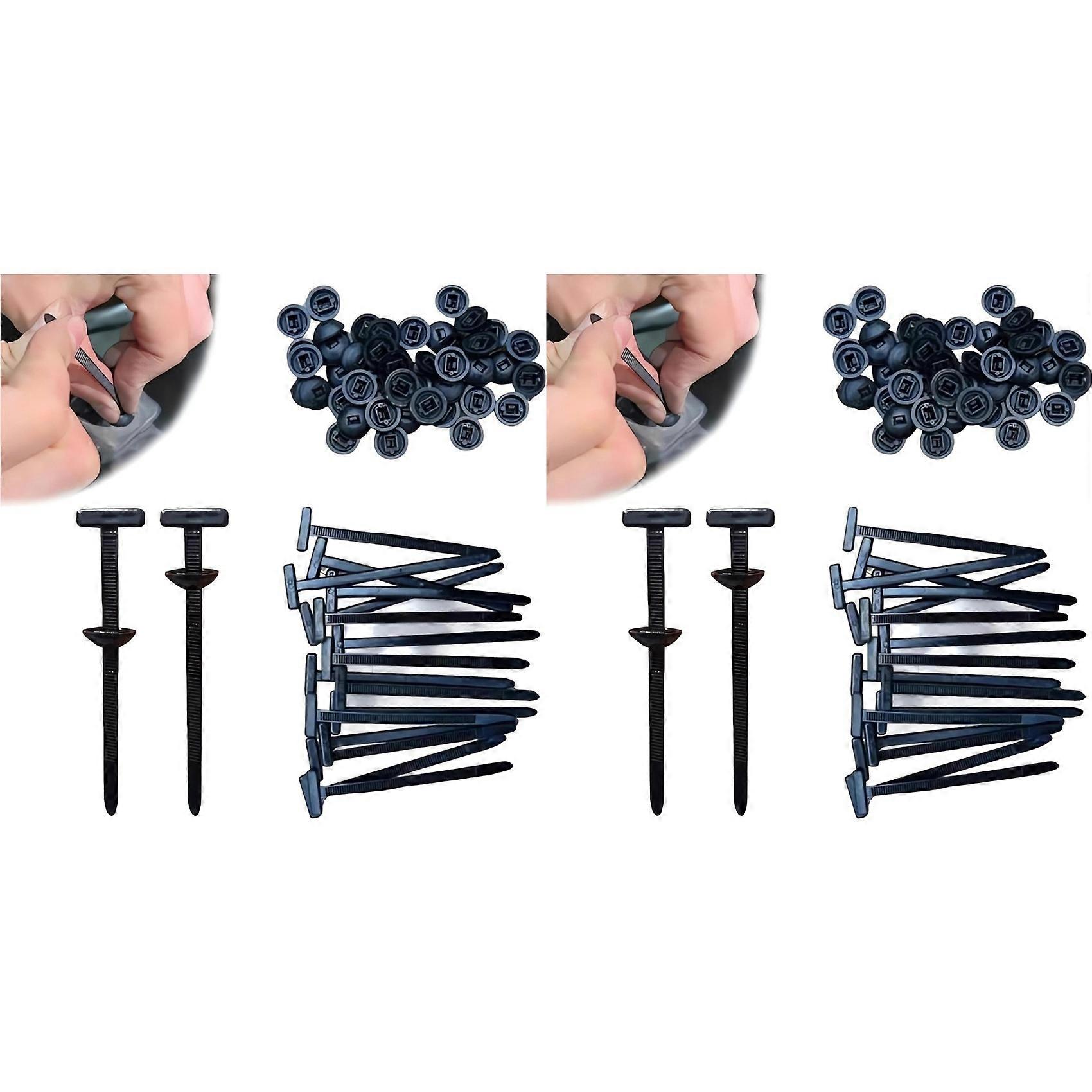 Nylon Universal Cable Tie Buckle Upgrade Multipurpose Plastic Cable Ties Tool Heavy Duty Self Locking 40PCS