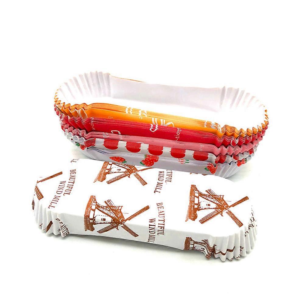 Cupcake Wrappers Boat Shape Paper Baking Cups for Muffin Baking 200Pcs