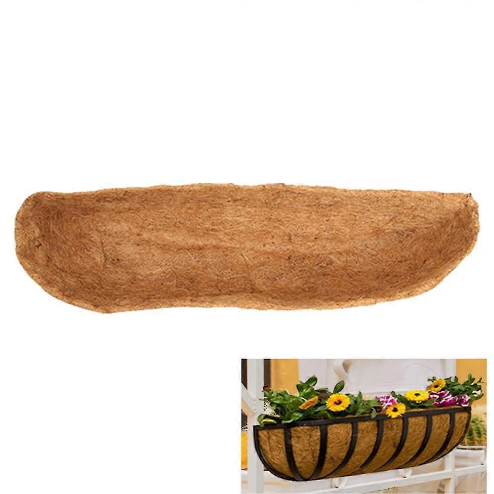 Coco Liner Hanging Basket Liner 48 Inch Wall Mounted Trough for Window Box Replacement